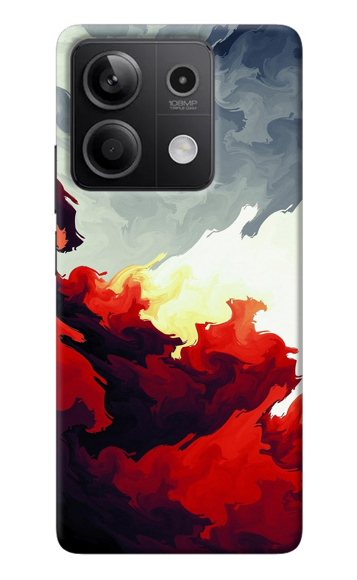 Fire Cloud Redmi Note 13 5G Back Cover