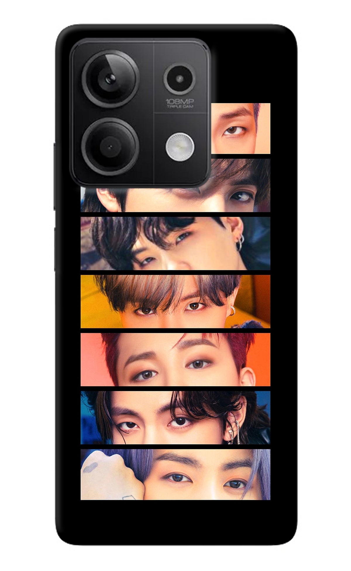 BTS Eyes Redmi Note 13 5G Back Cover