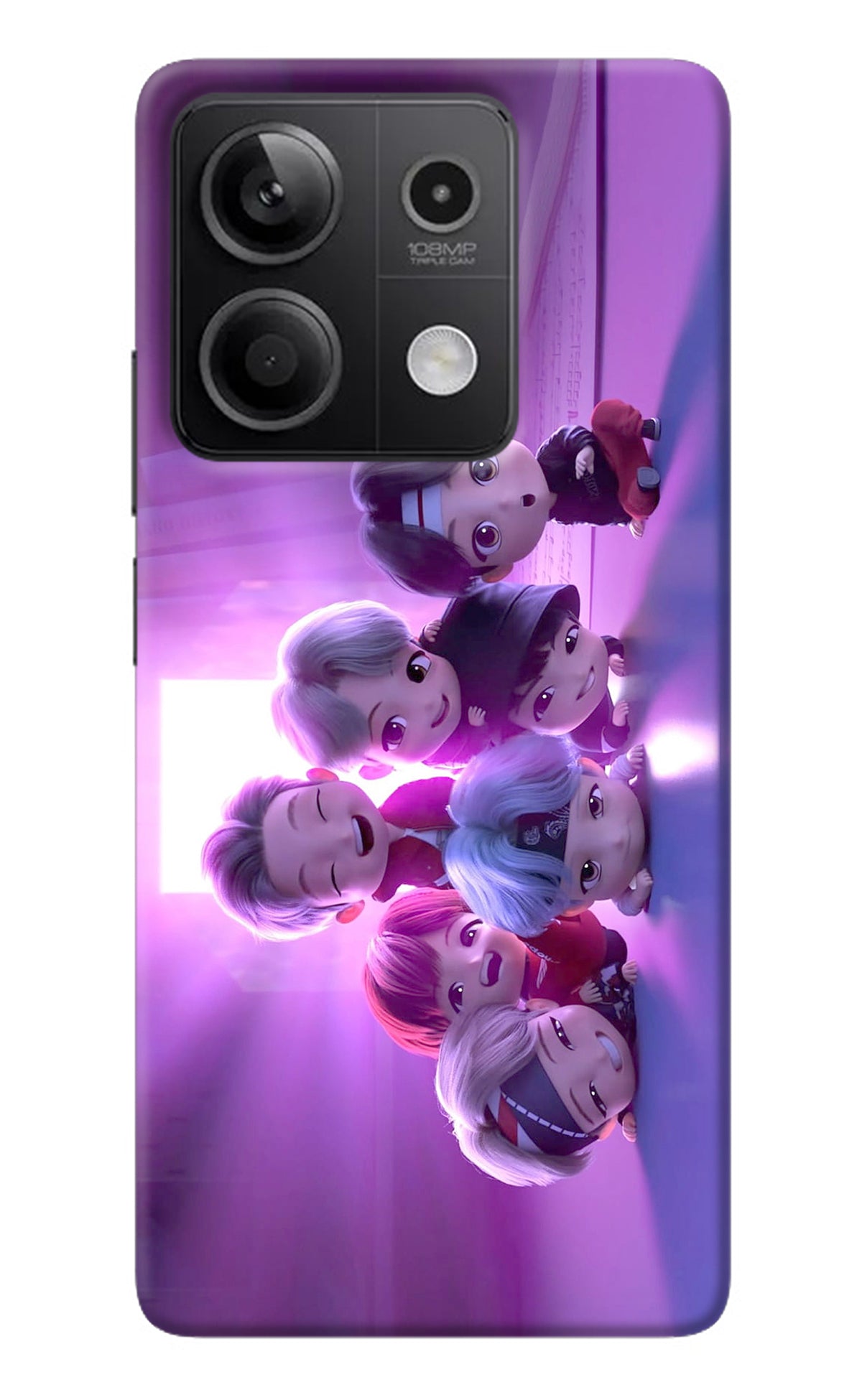 BTS Chibi Redmi Note 13 5G Back Cover