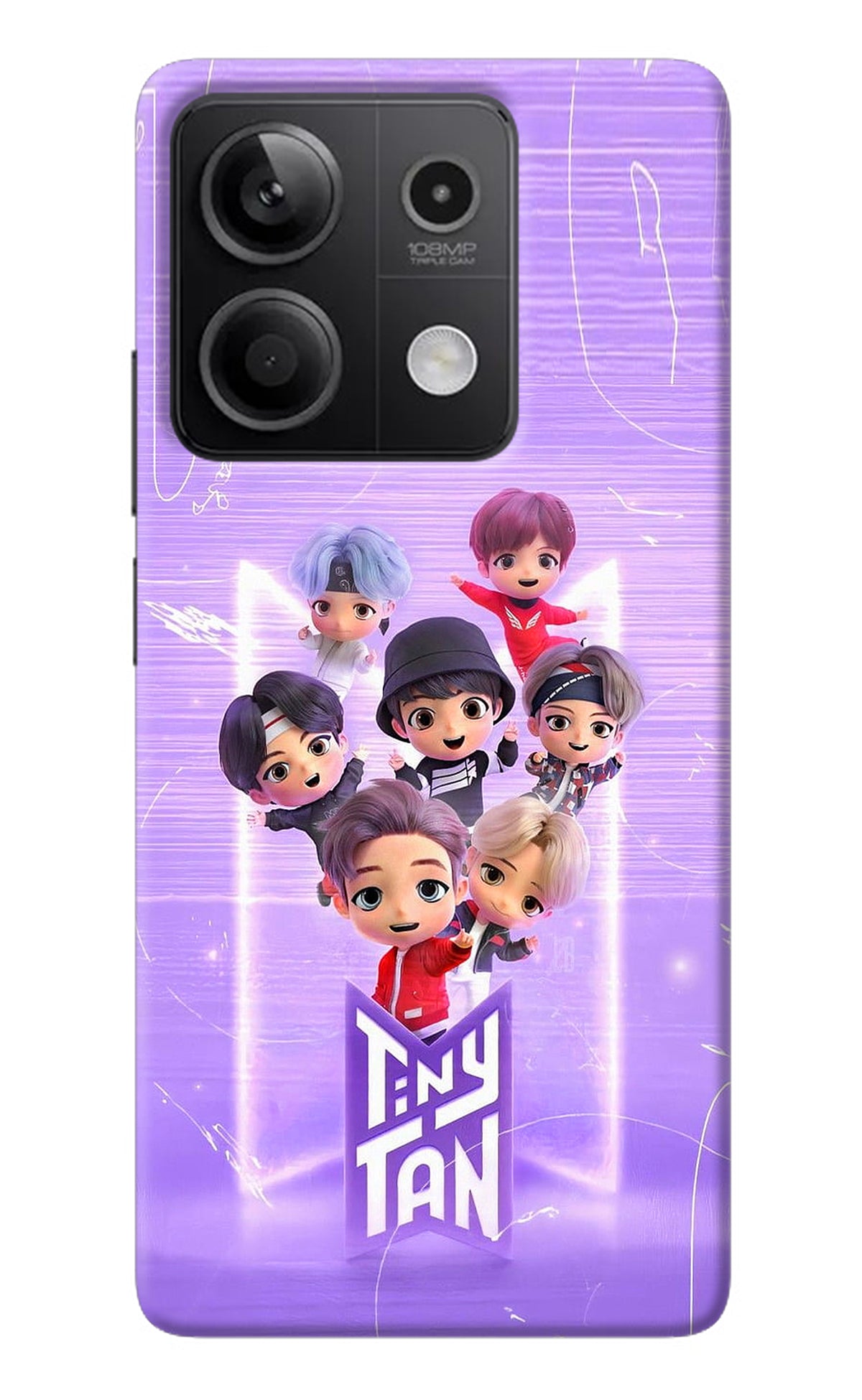 BTS Tiny Tan Redmi Note 13 5G Back Cover