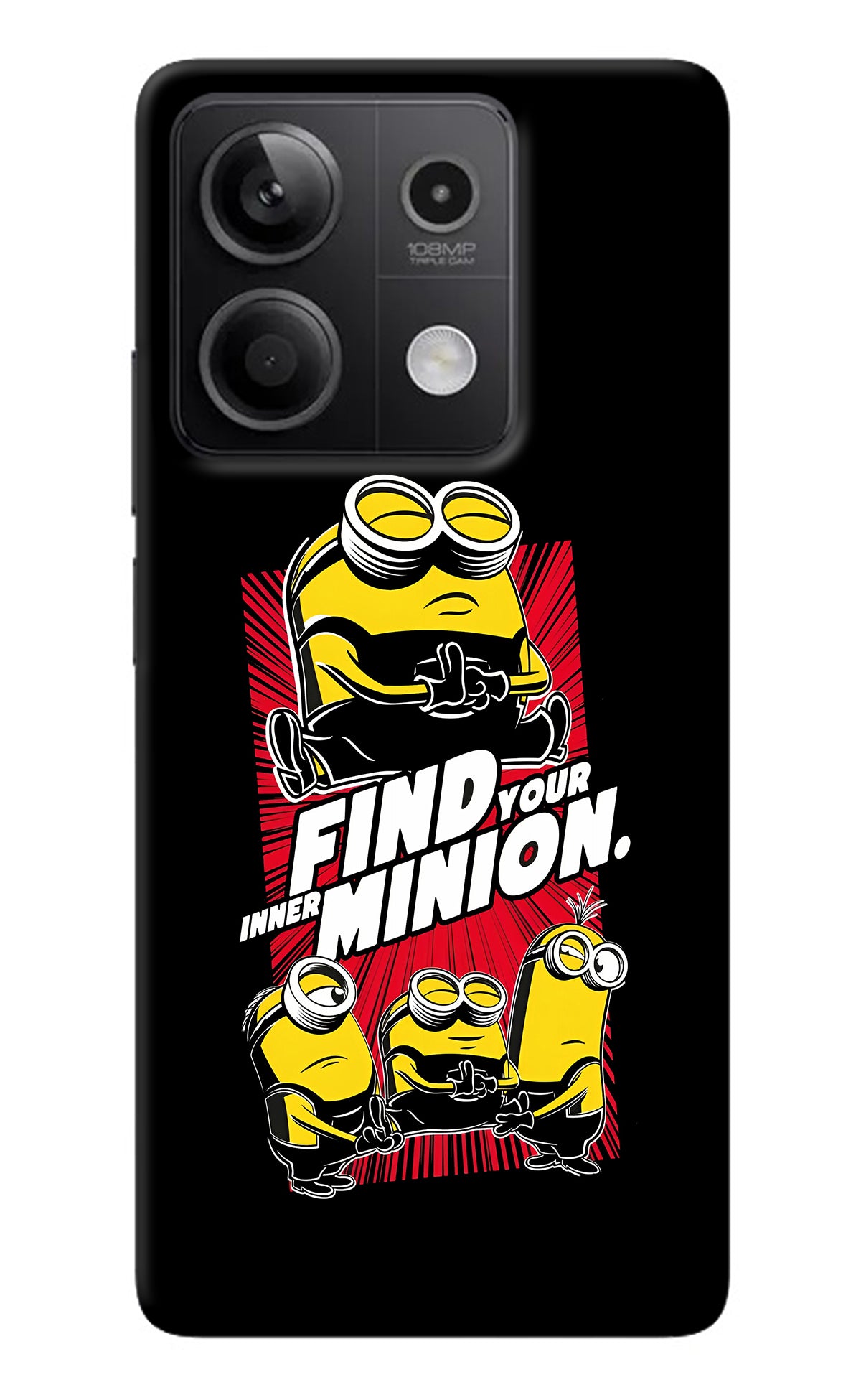 Find your inner Minion Redmi Note 13 5G Back Cover