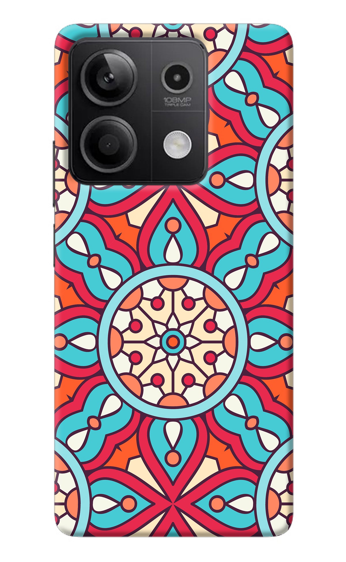 Mandala Geometric Redmi Note 13 5G Back Cover