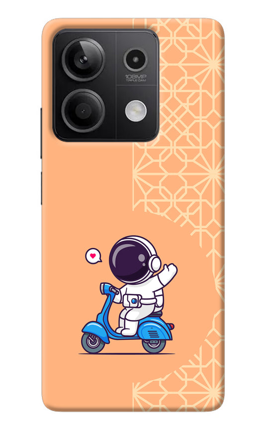 Cute Astronaut Riding Redmi Note 13 5G Back Cover