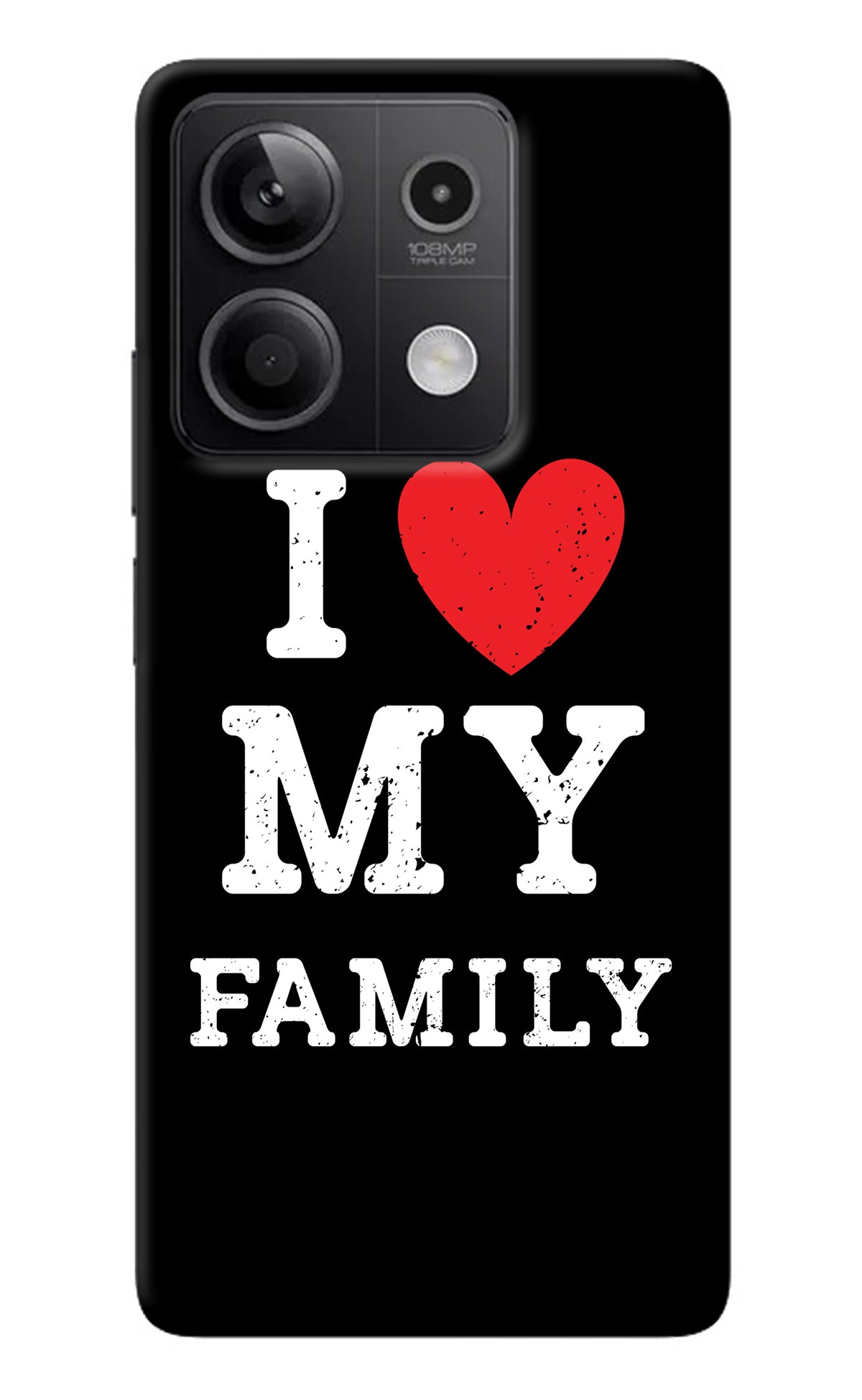 I Love My Family Redmi Note 13 5G Back Cover