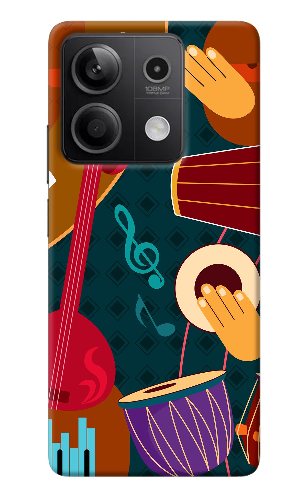 Music Instrument Redmi Note 13 5G Back Cover