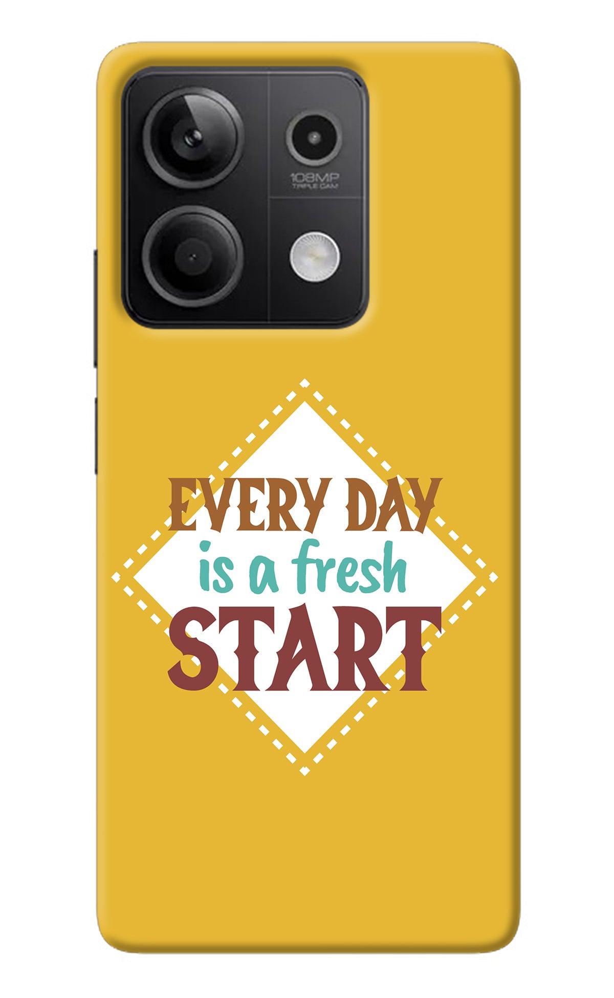 Every day is a Fresh Start Redmi Note 13 5G Back Cover