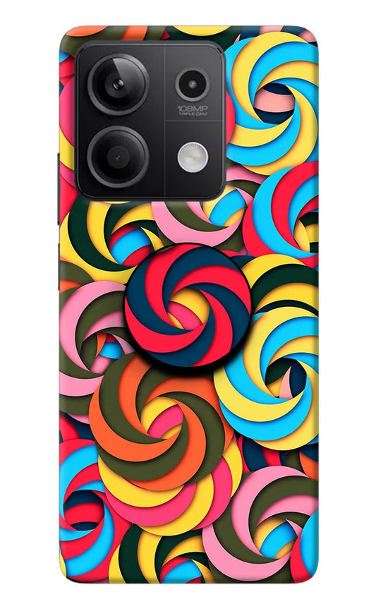 Spiral Pattern Redmi Note 13 5G Pop Case