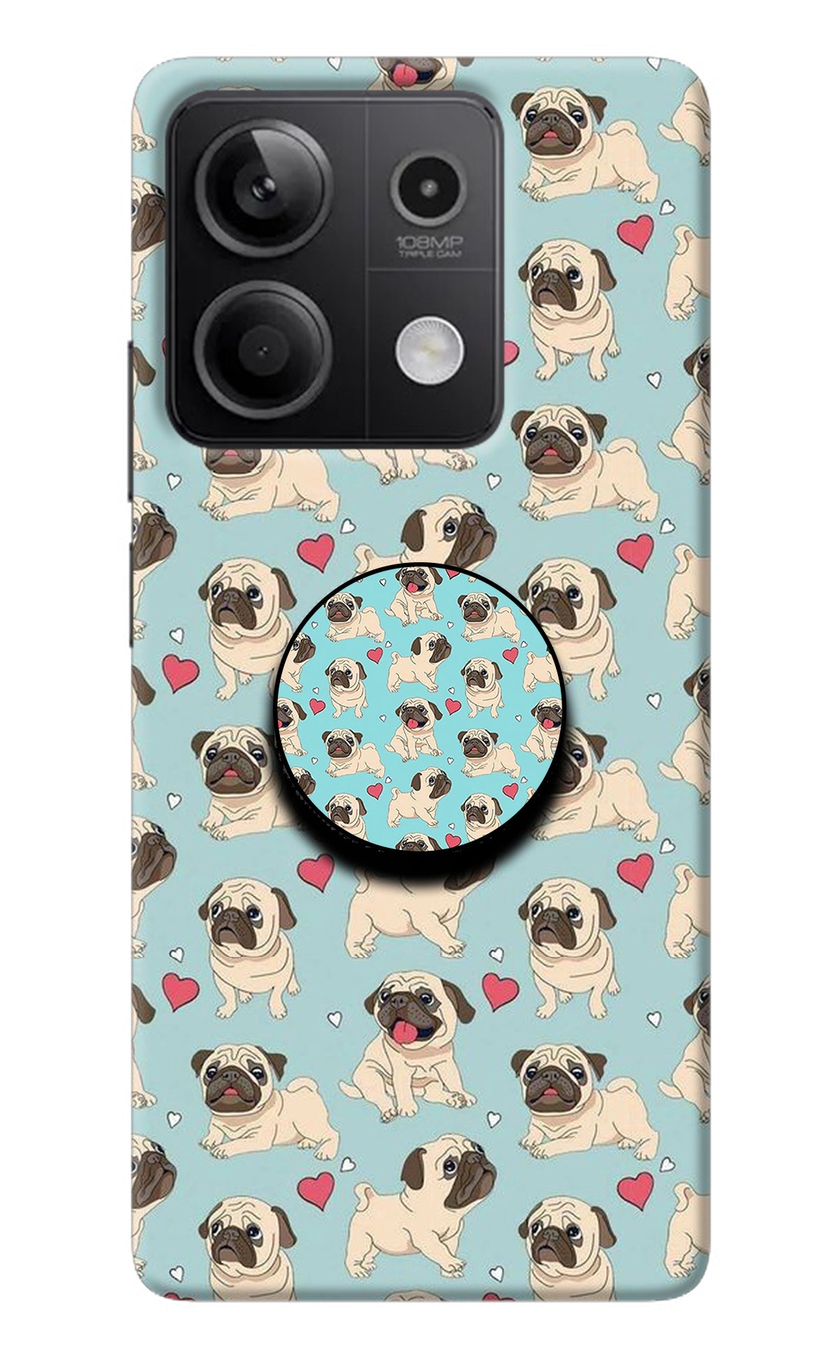 Pug Dog Redmi Note 13 5G Pop Case