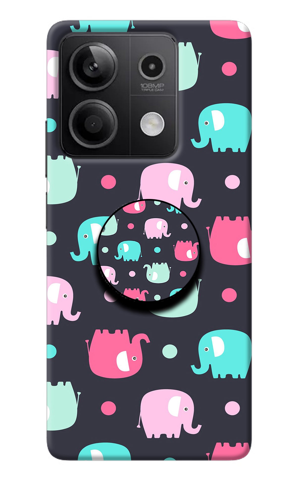 Baby Elephants Redmi Note 13 5G Pop Case