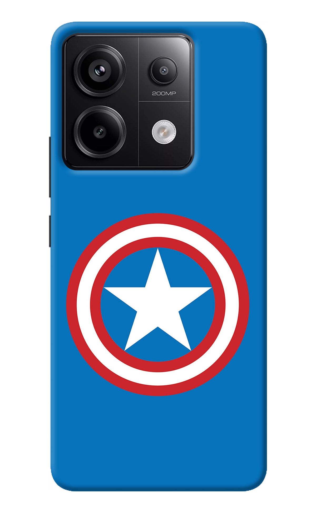 Captain America Logo Redmi Note 13 Pro 5G Back Cover