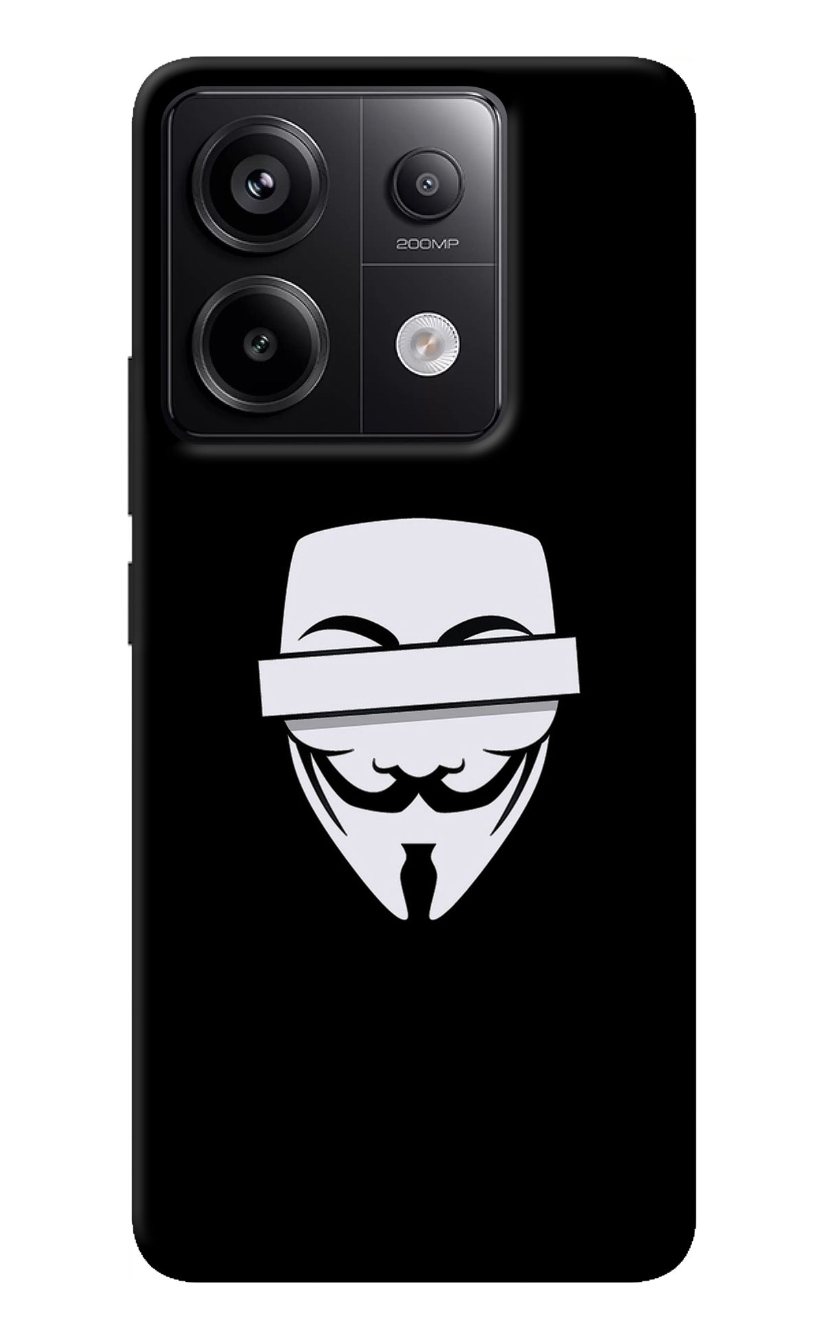 Anonymous Face Redmi Note 13 Pro 5G Back Cover