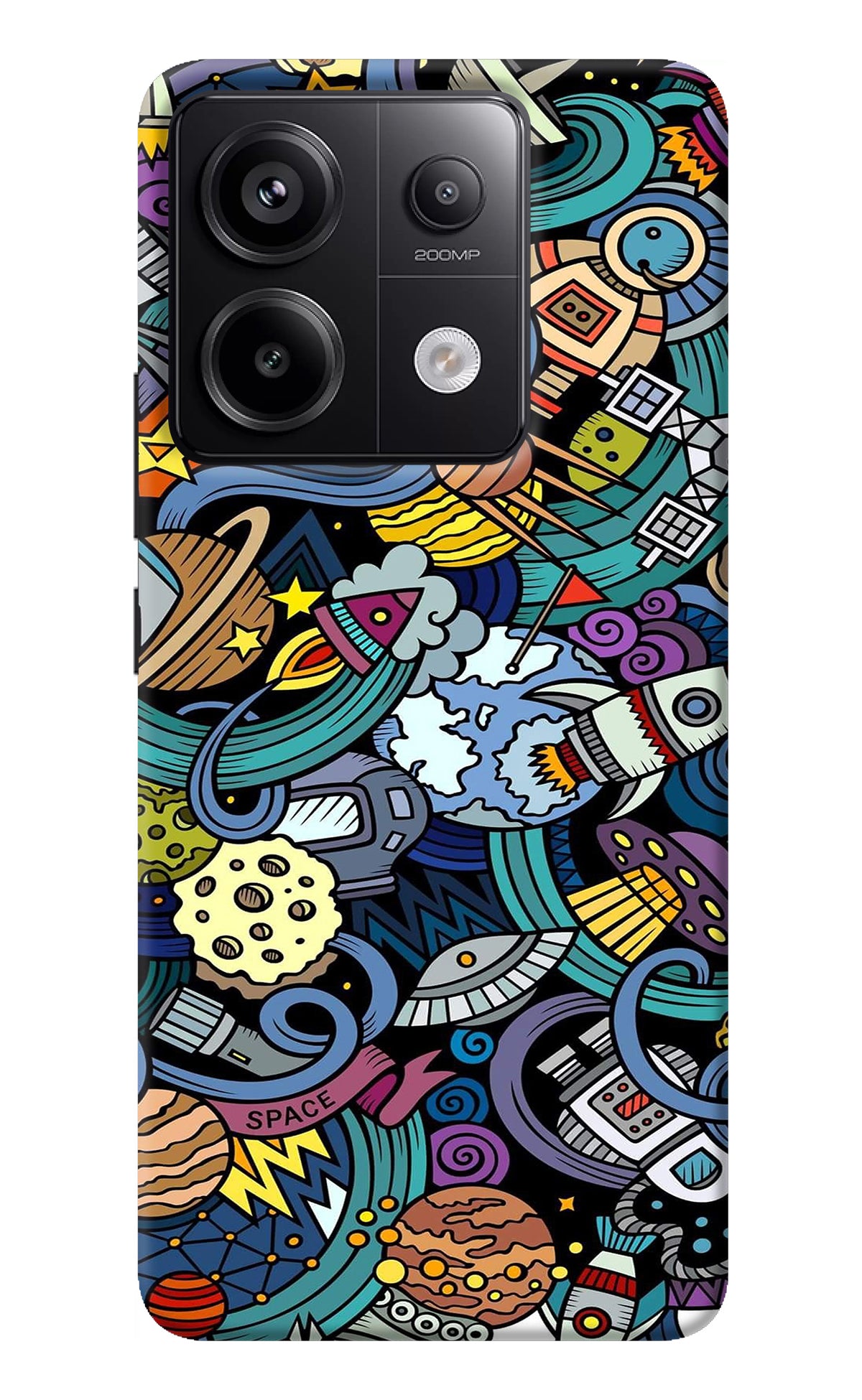 Space Abstract Redmi Note 13 Pro 5G Back Cover