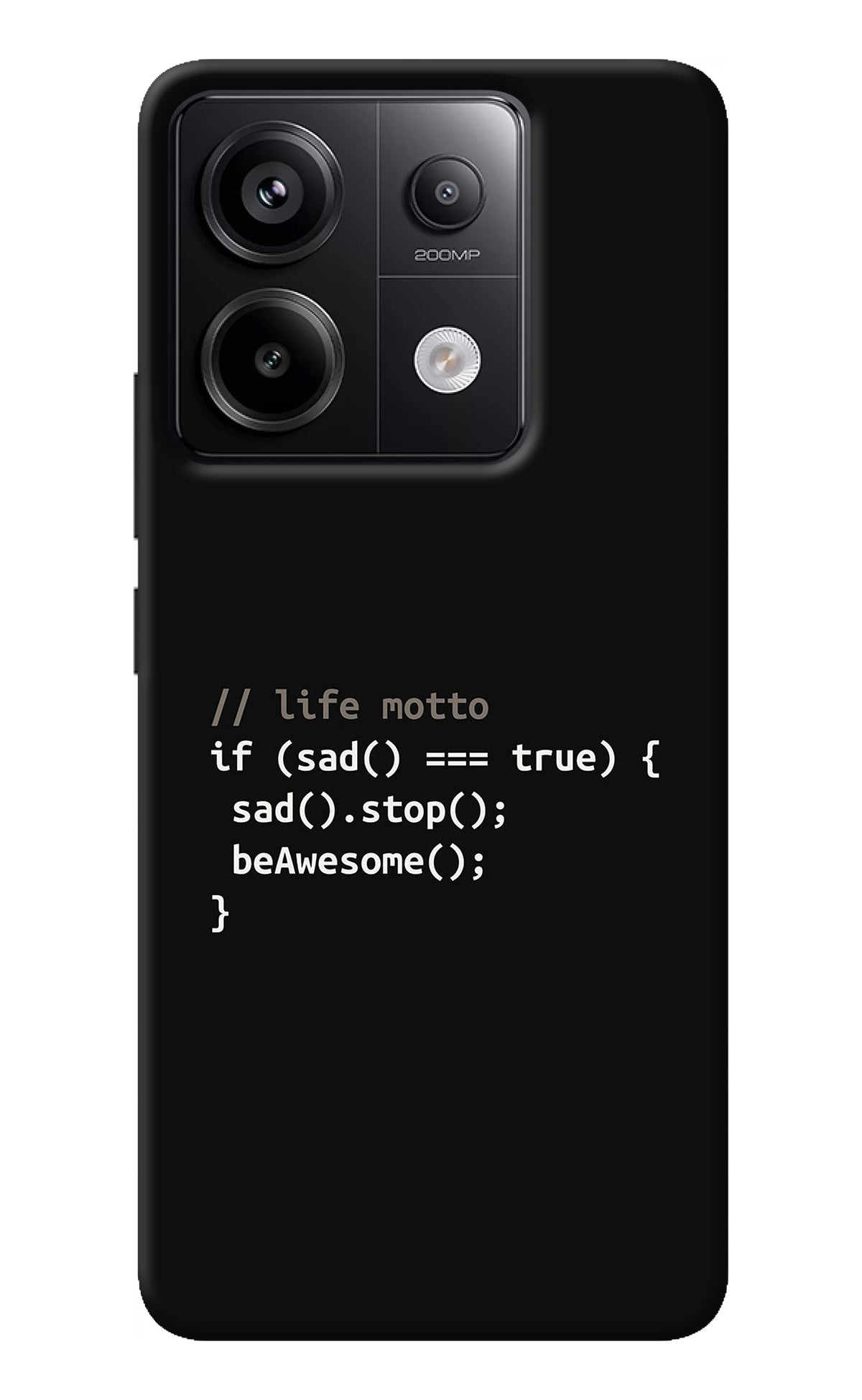 Life Motto Code Redmi Note 13 Pro 5G Back Cover