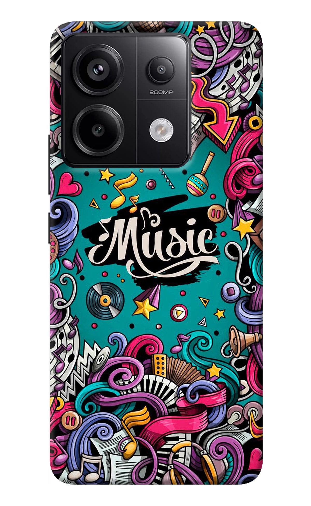 Music Graffiti Redmi Note 13 Pro 5G Back Cover