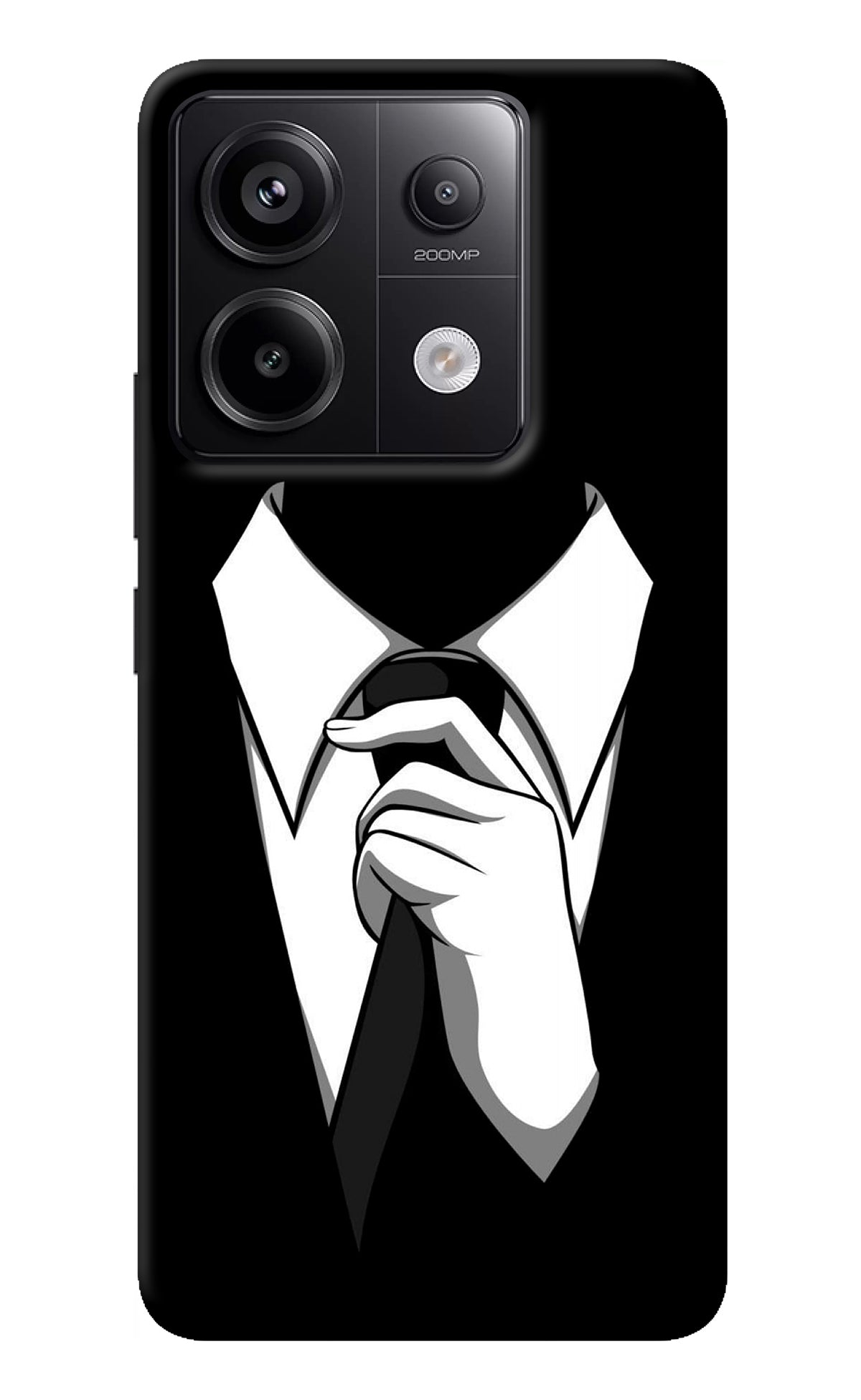 Black Tie Redmi Note 13 Pro 5G Back Cover