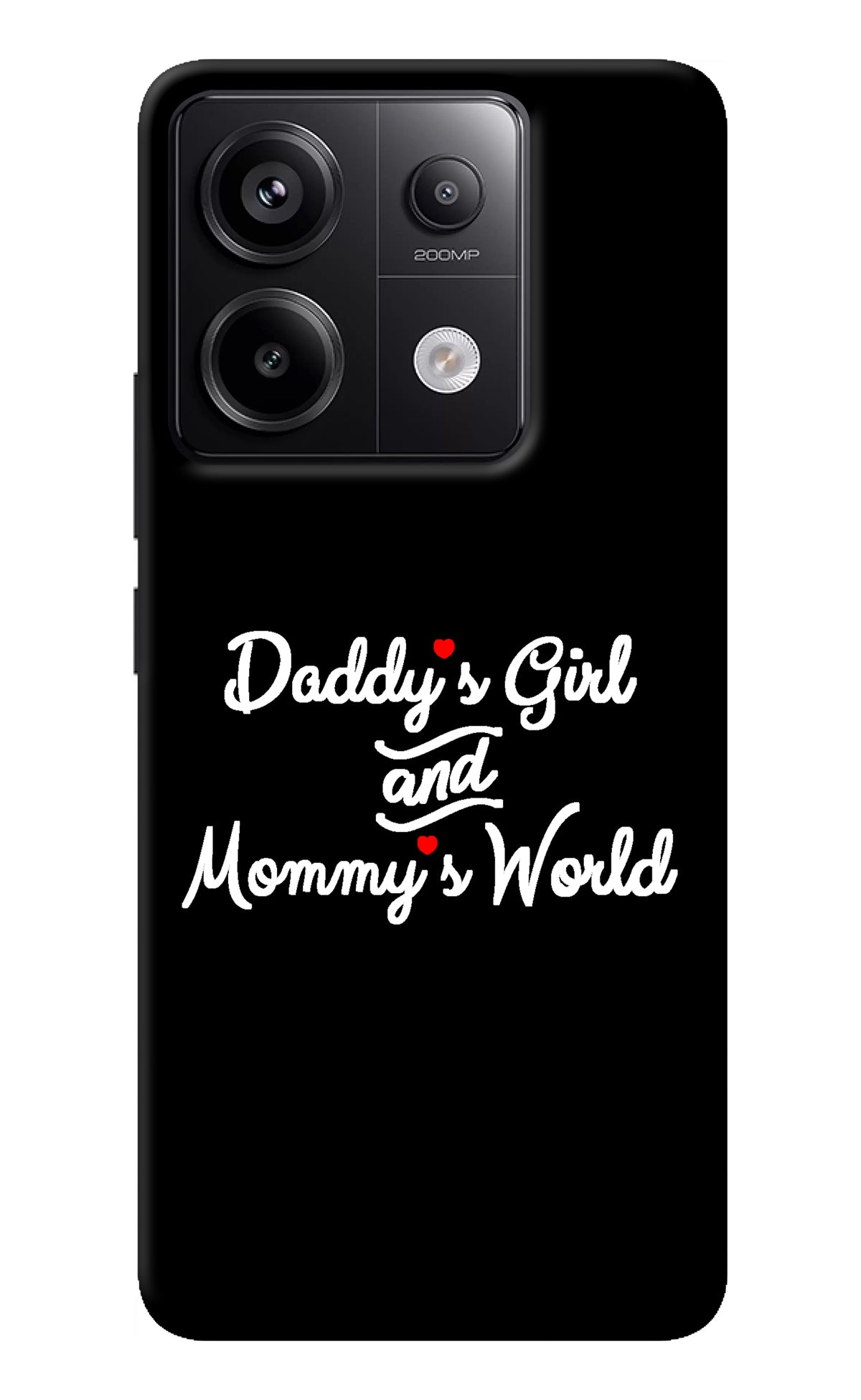 Daddy's Girl and Mommy's World Redmi Note 13 Pro 5G Back Cover