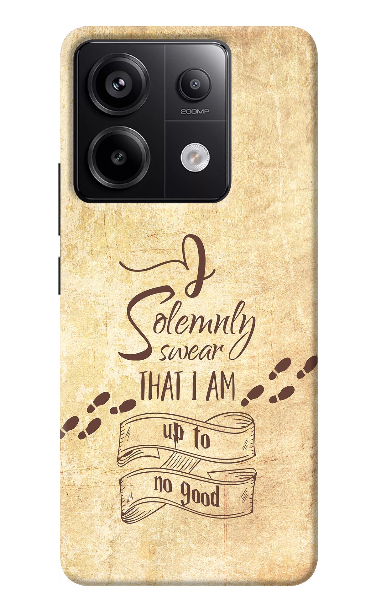 I Solemnly swear that i up to no good Redmi Note 13 Pro 5G Back Cover