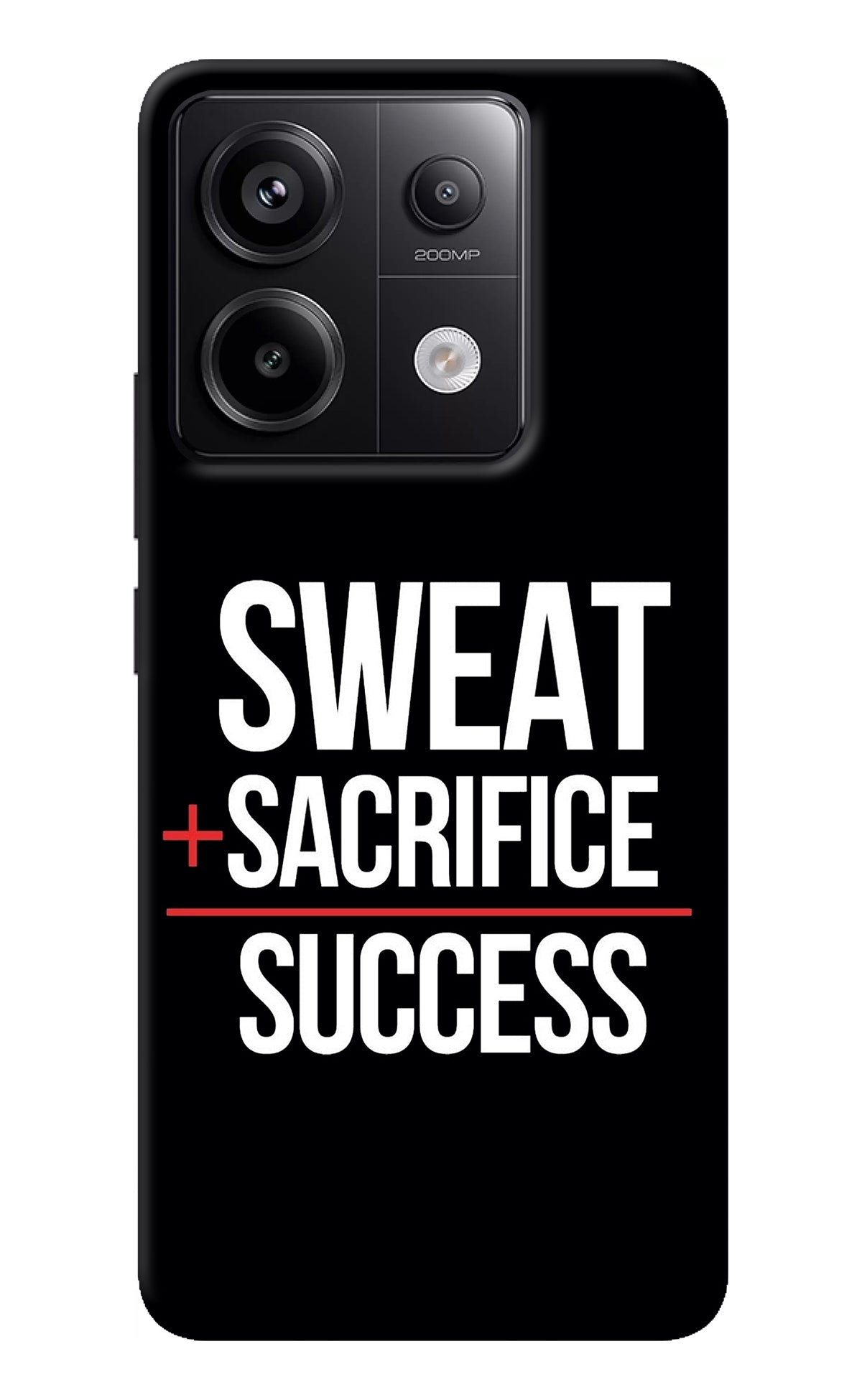 Sweat Sacrifice Success Redmi Note 13 Pro 5G Back Cover