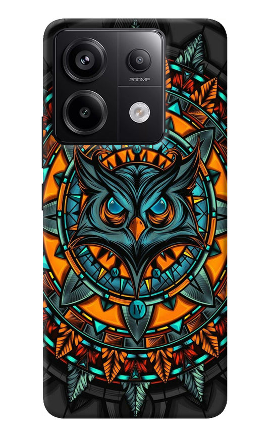 Angry Owl Art Redmi Note 13 Pro 5G Back Cover