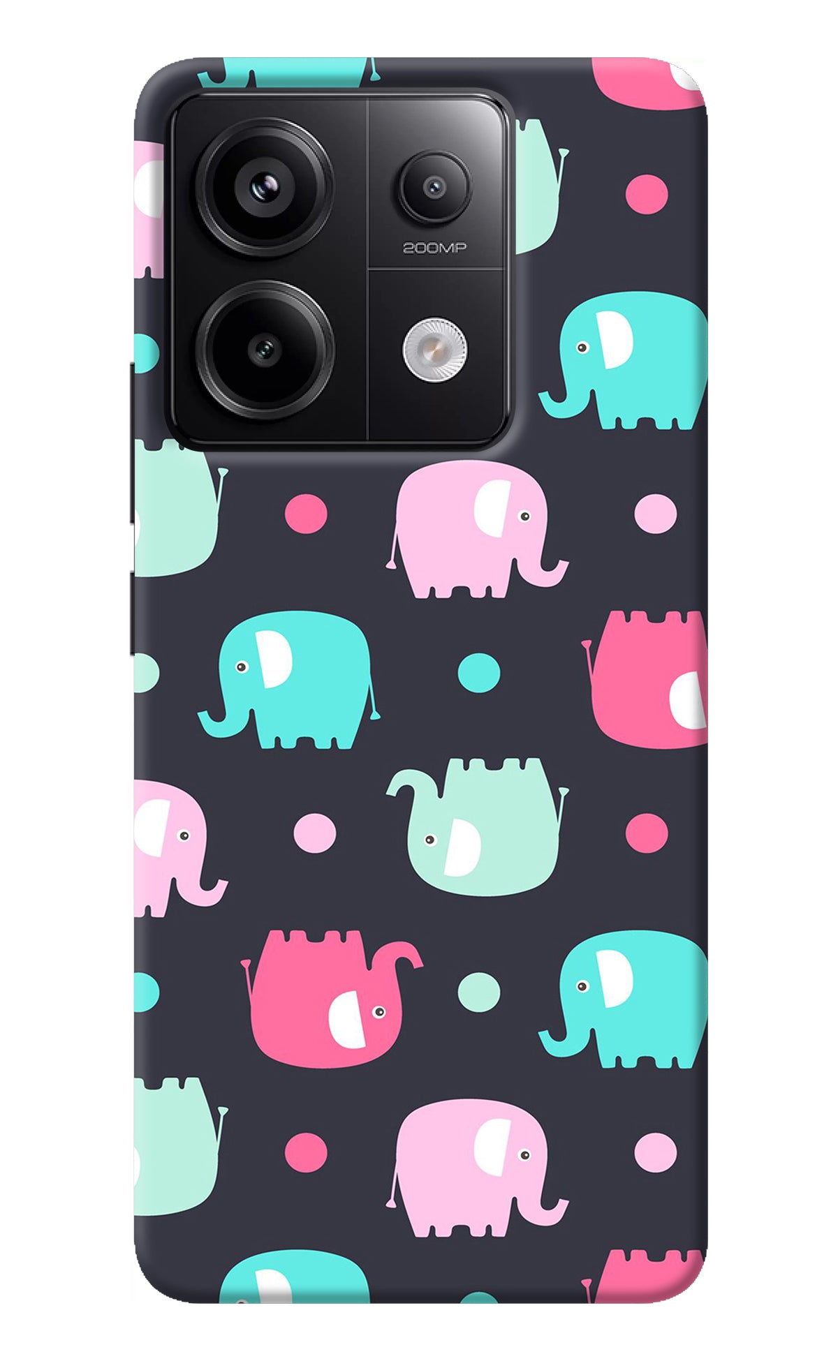 Elephants Redmi Note 13 Pro 5G Back Cover