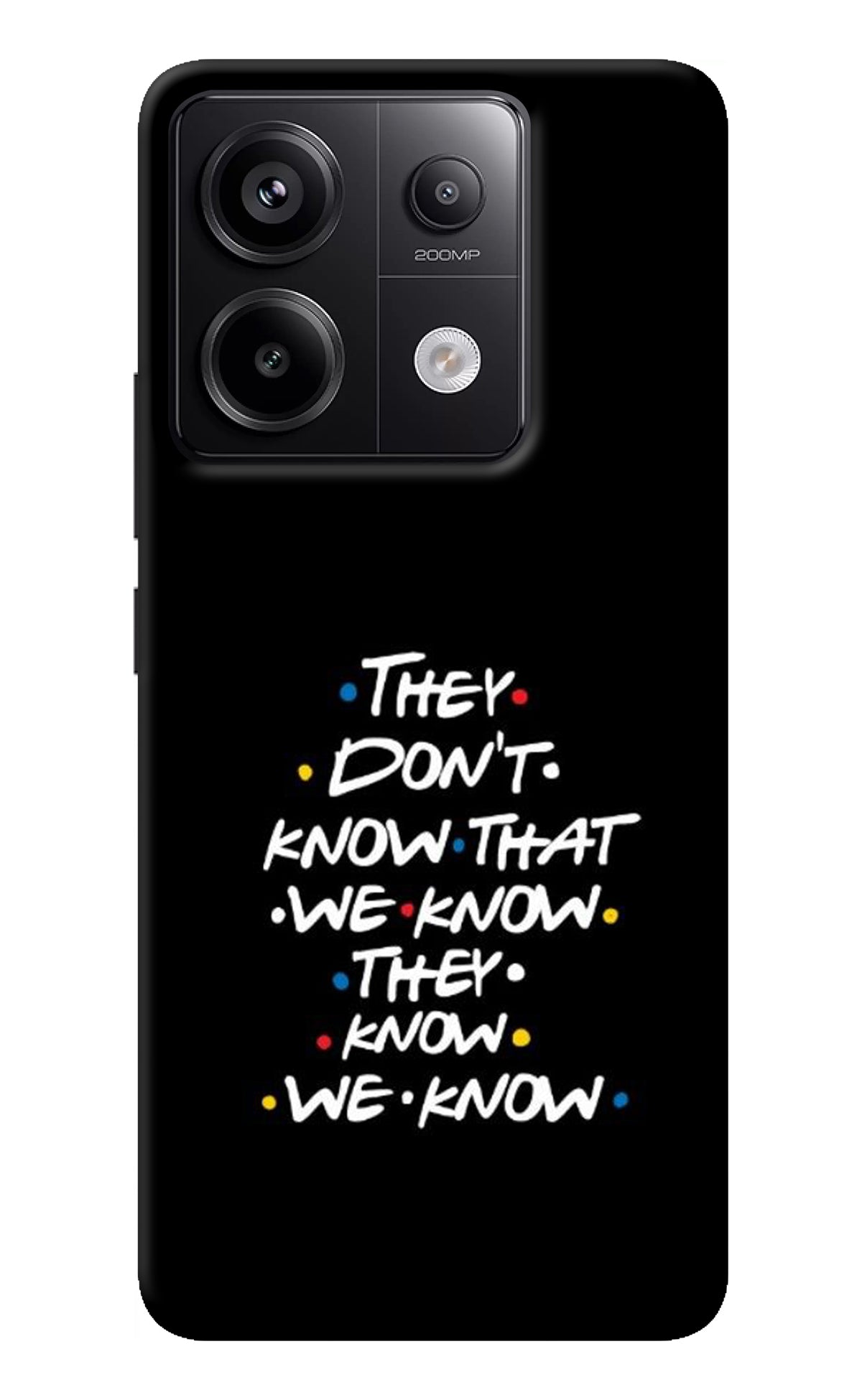 FRIENDS Dialogue Redmi Note 13 Pro 5G Back Cover