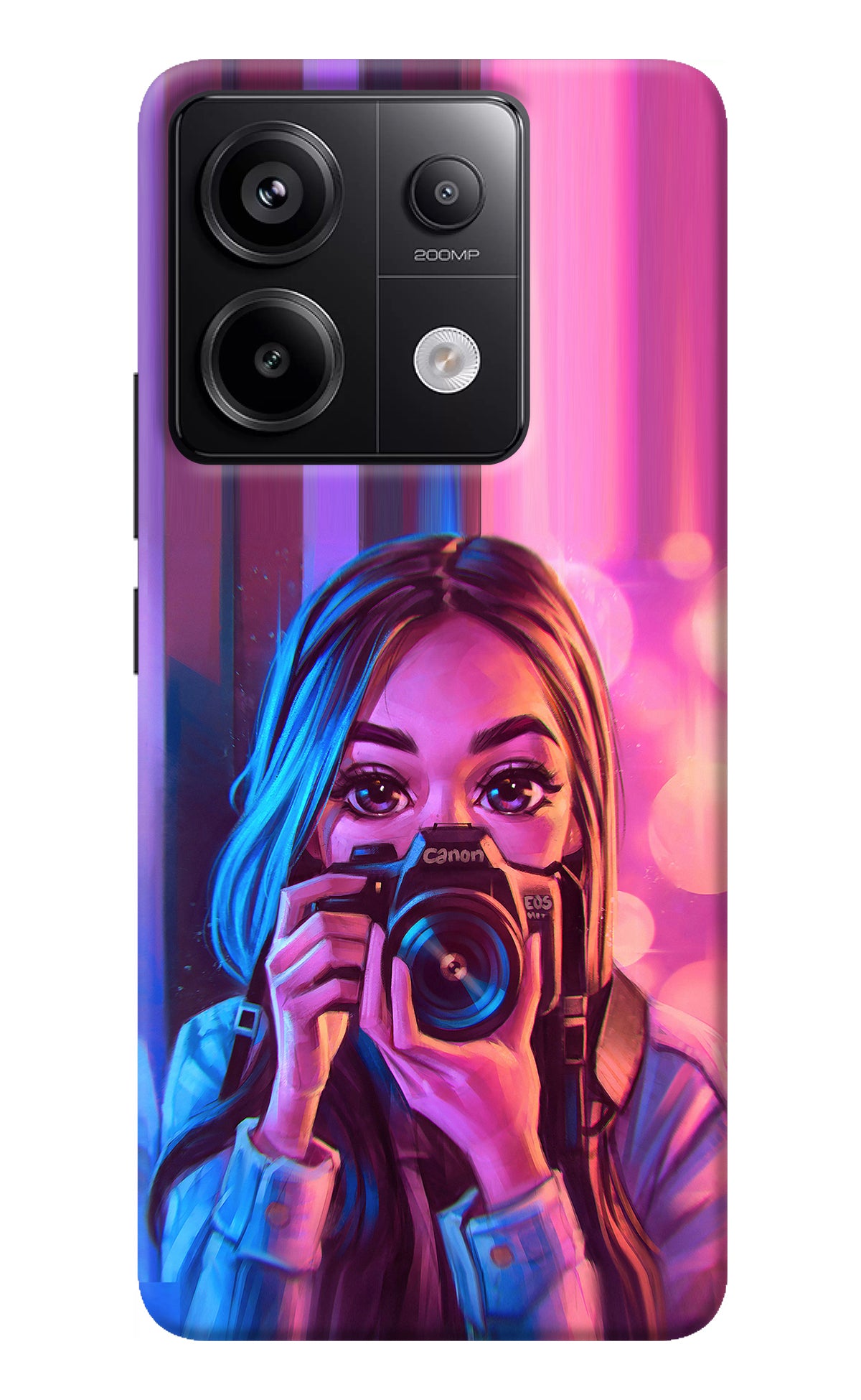 Girl Photographer Redmi Note 13 Pro 5G Back Cover