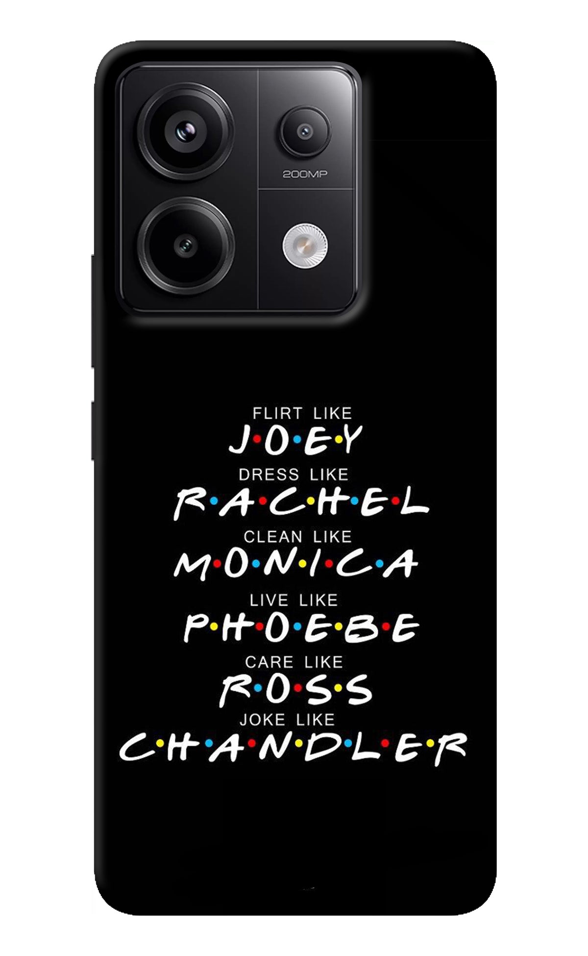 FRIENDS Character Redmi Note 13 Pro 5G Back Cover