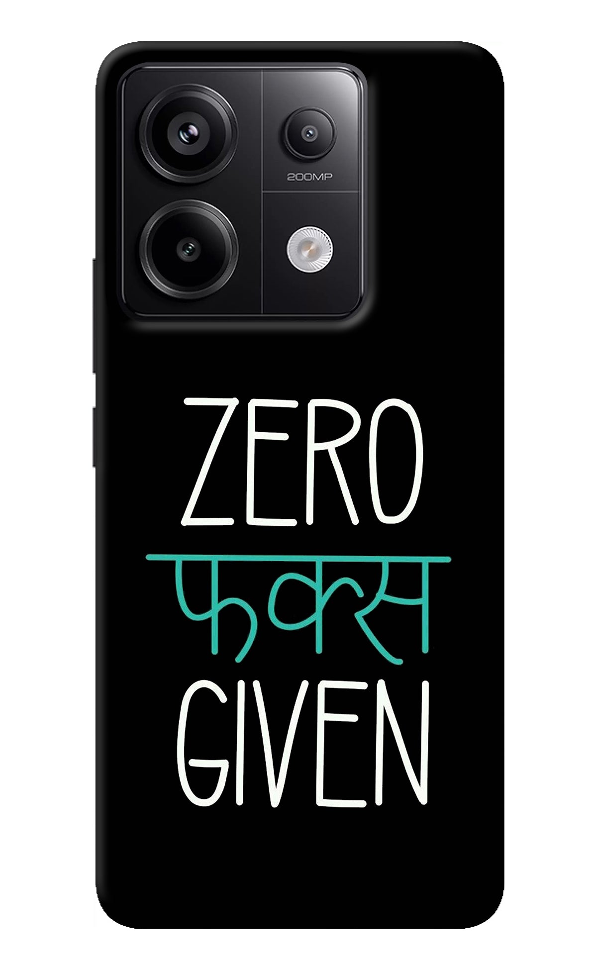 Zero Fucks Given Redmi Note 13 Pro 5G Back Cover