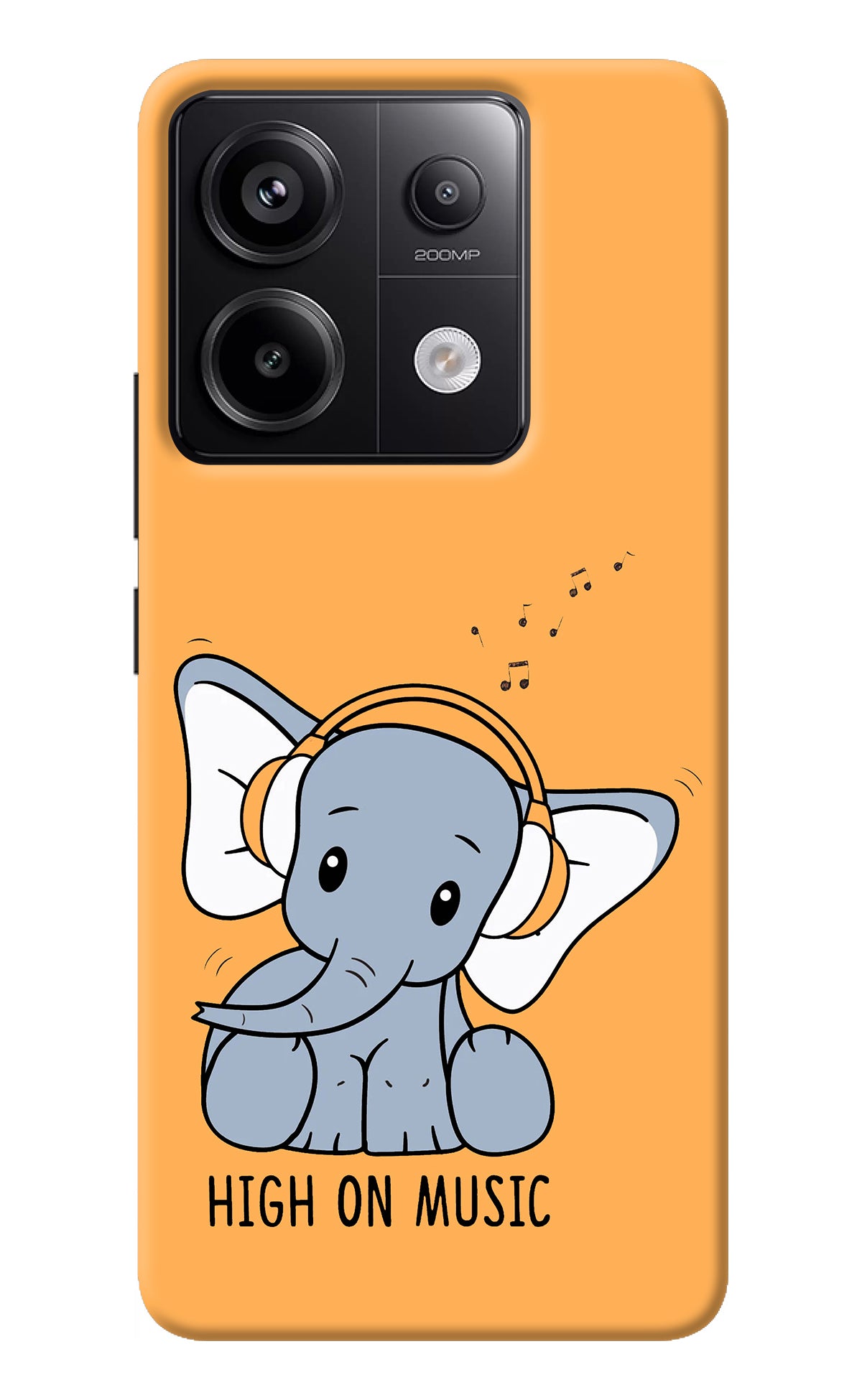 High On Music Redmi Note 13 Pro 5G Back Cover