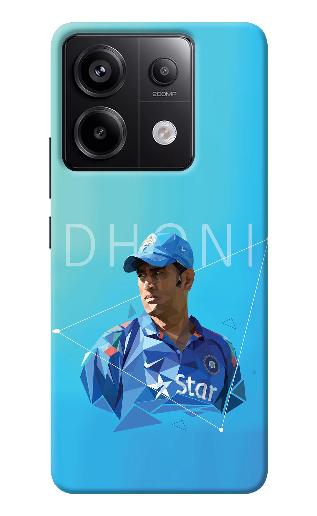 Dhoni Artwork Redmi Note 13 Pro 5G Back Cover