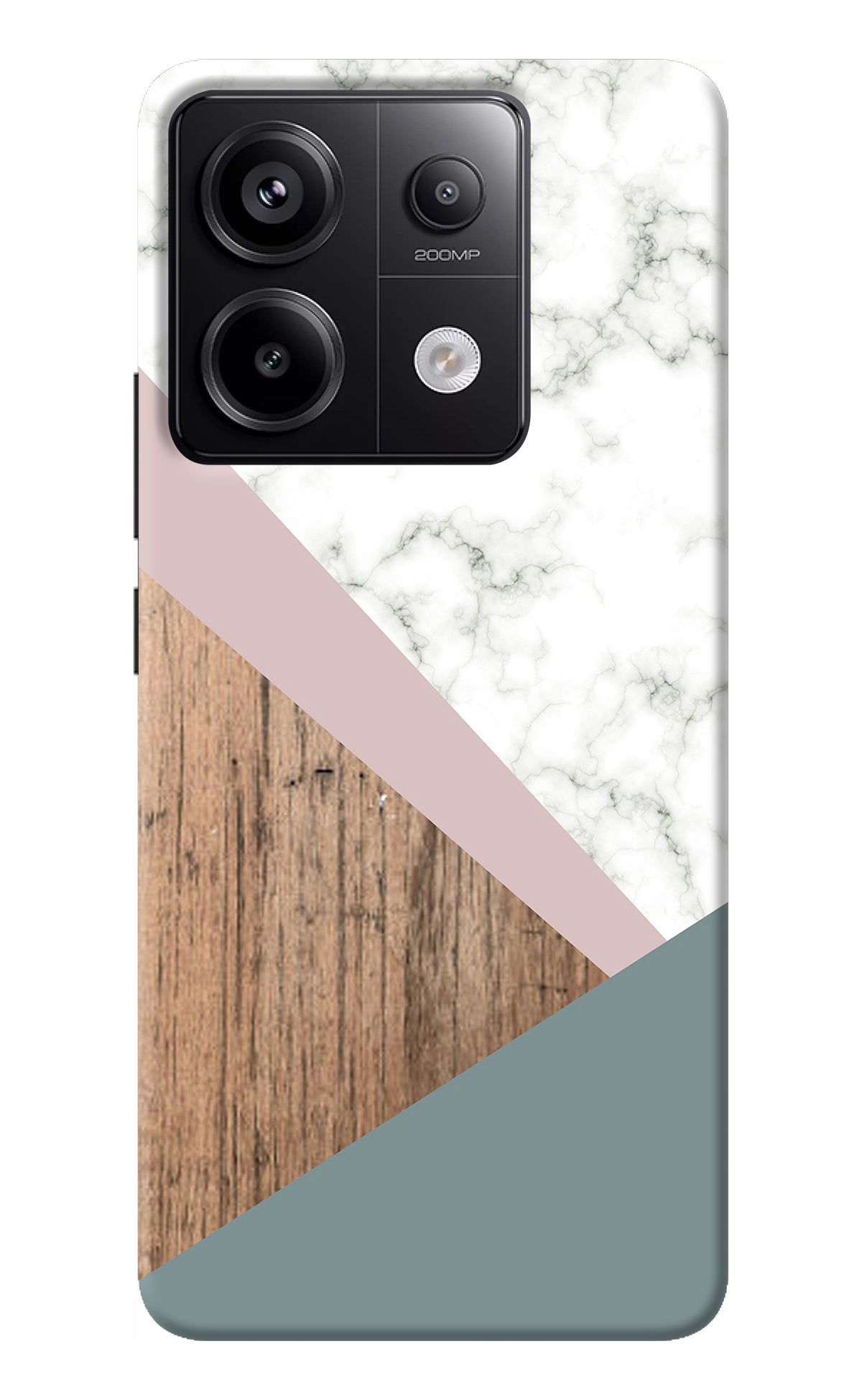 Marble wood Abstract Redmi Note 13 Pro 5G Back Cover