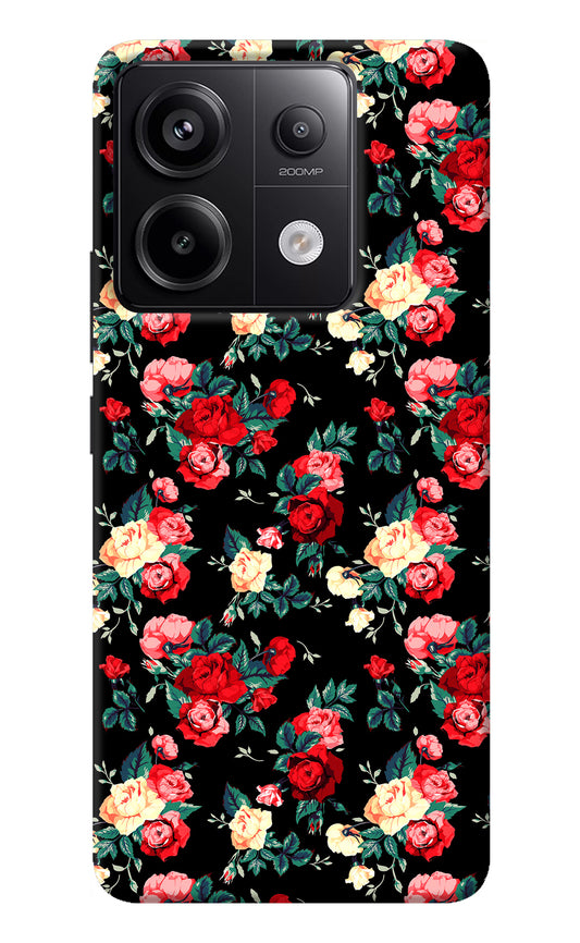 Rose Pattern Redmi Note 13 Pro 5G Back Cover