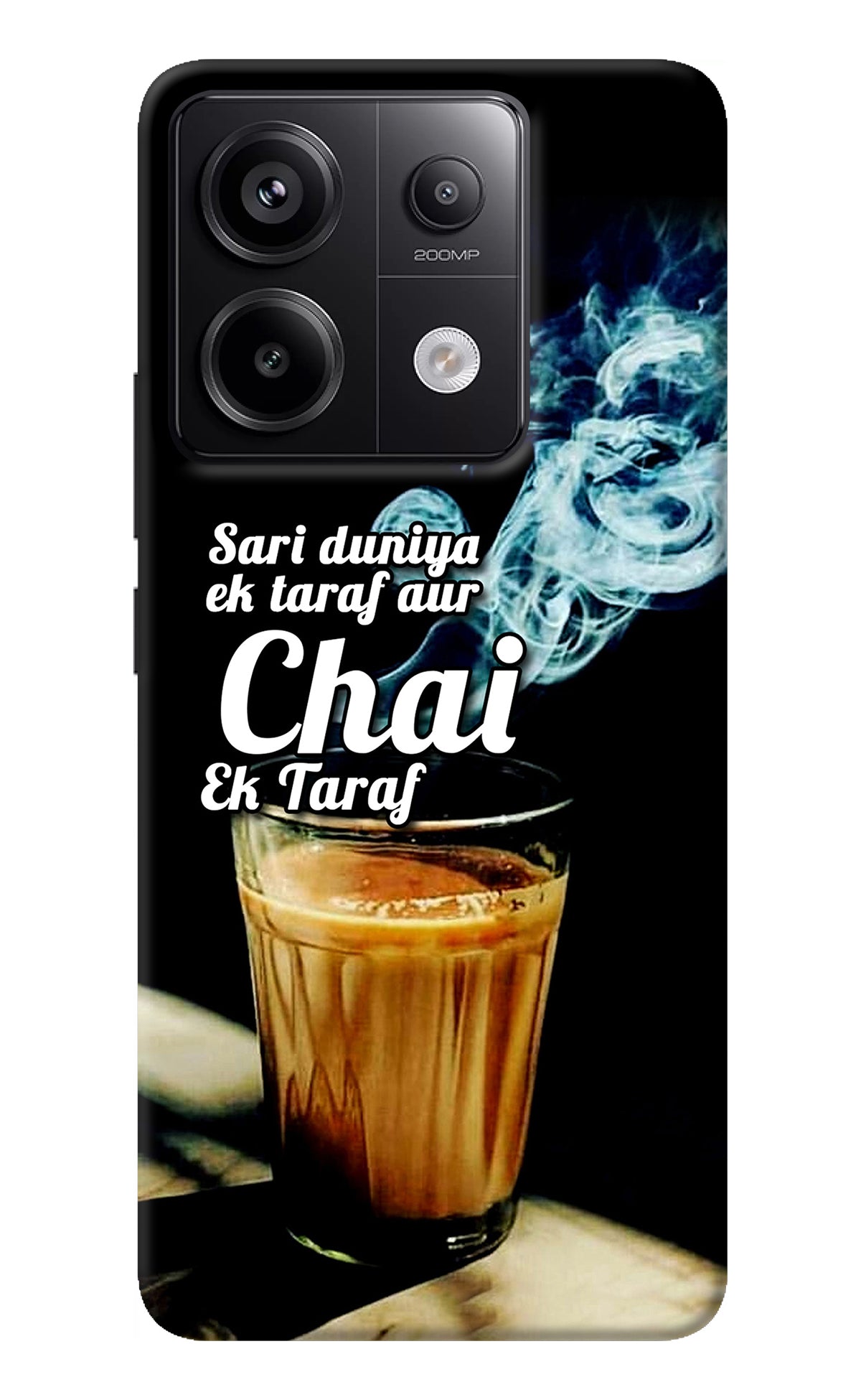 Chai Ek Taraf Quote Redmi Note 13 Pro 5G Back Cover