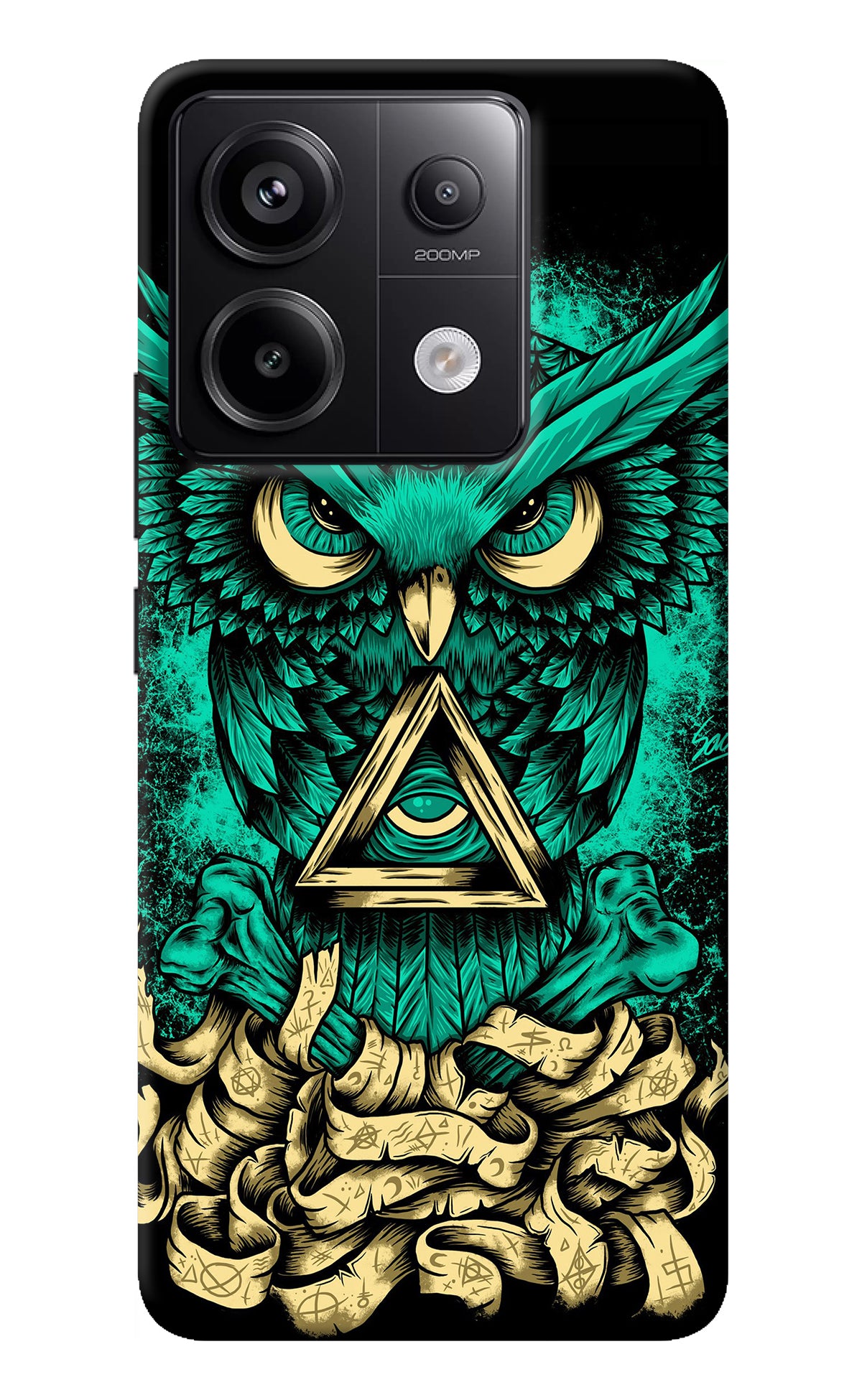 Green Owl Redmi Note 13 Pro 5G Back Cover