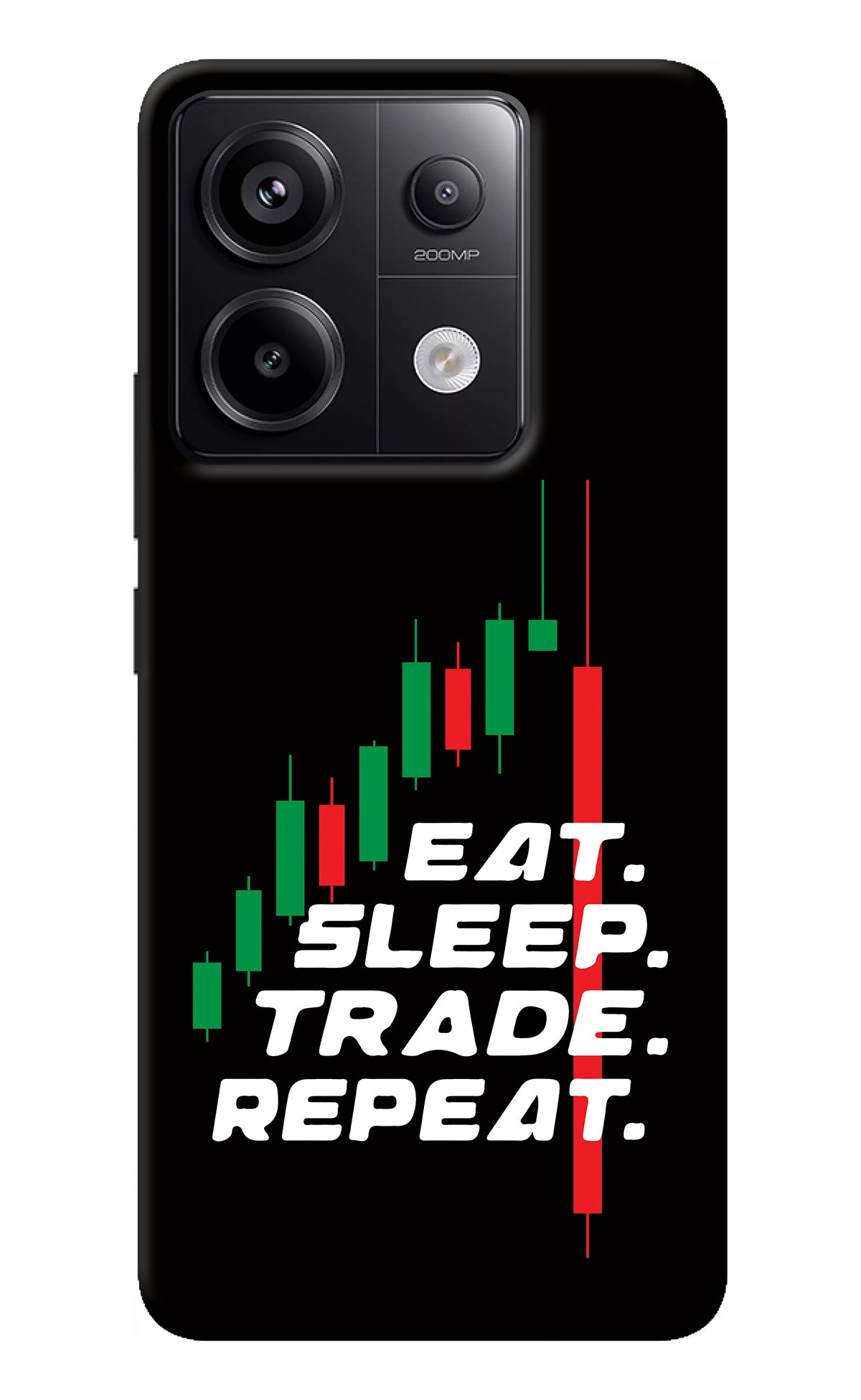 Eat Sleep Trade Repeat Redmi Note 13 Pro 5G Back Cover