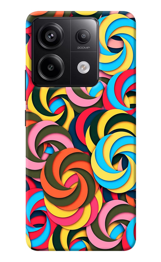 Spiral Pattern Redmi Note 13 Pro 5G Back Cover