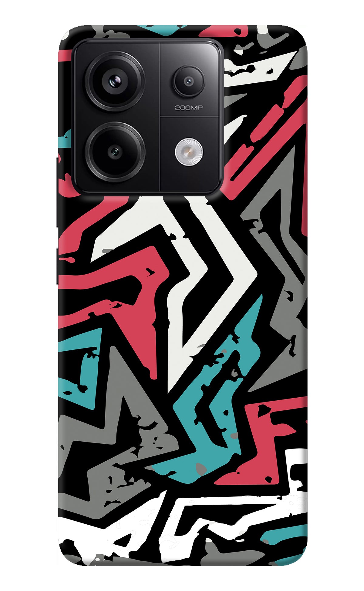 Geometric Graffiti Redmi Note 13 Pro 5G Back Cover