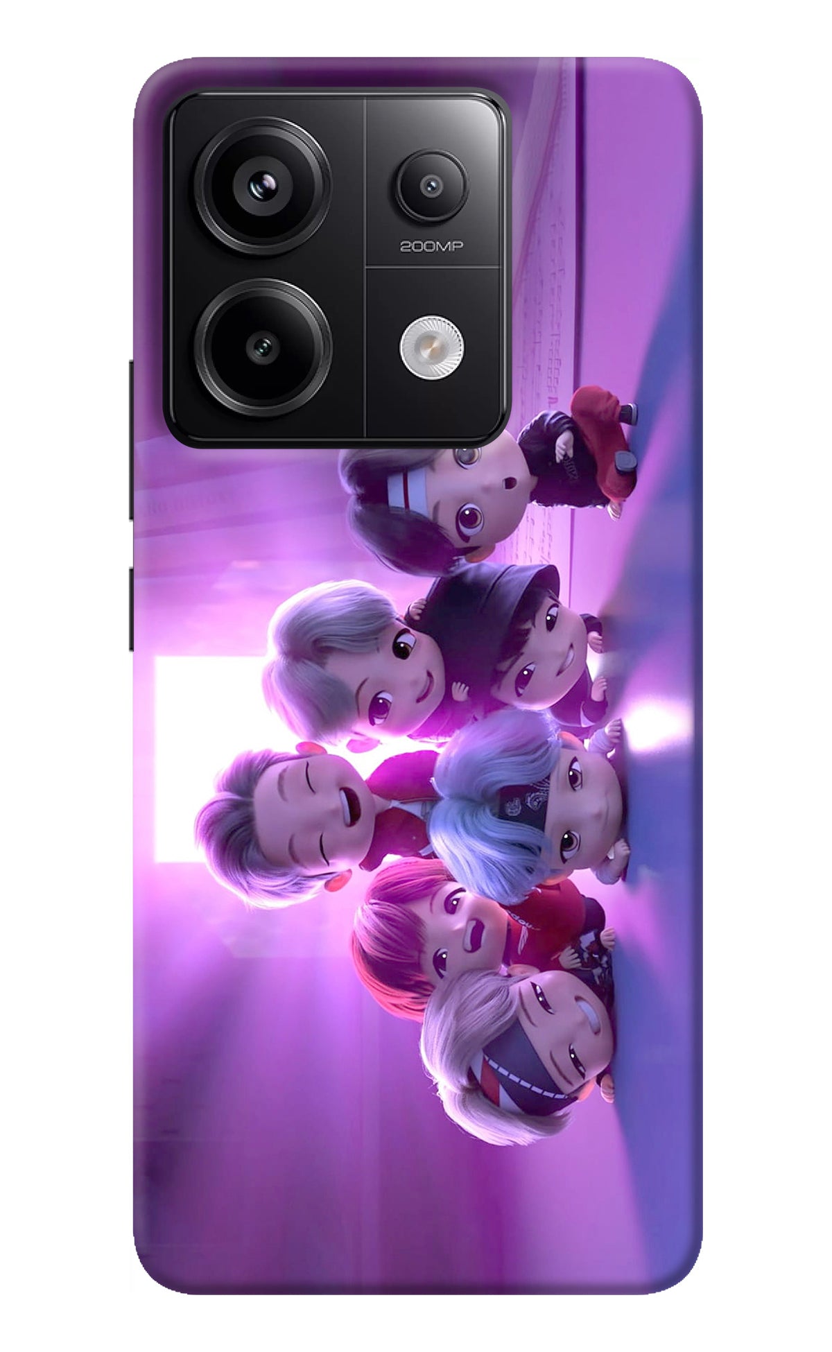 BTS Chibi Redmi Note 13 Pro 5G Back Cover