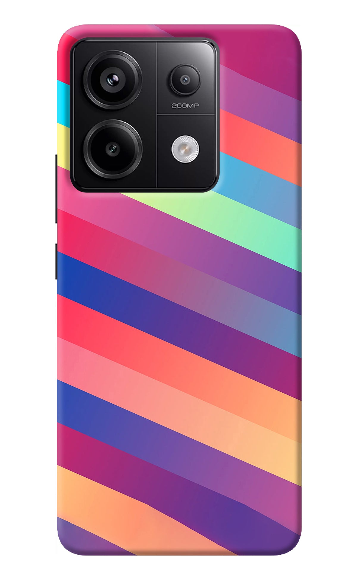 Stripes color Redmi Note 13 Pro 5G Back Cover