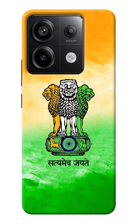 Satyamev Jayate Flag Redmi Note 13 Pro 5G Back Cover