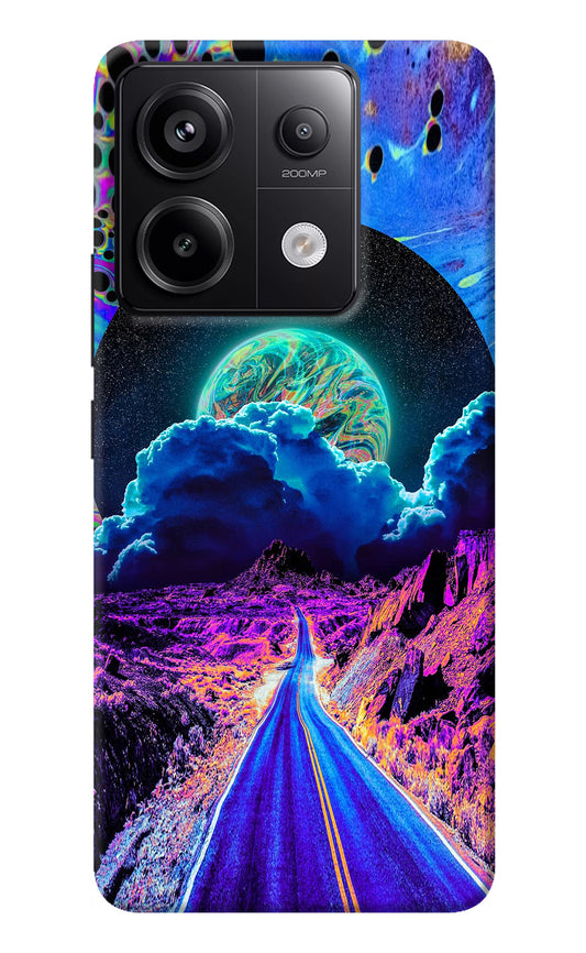 Psychedelic Painting Redmi Note 13 Pro 5G Back Cover