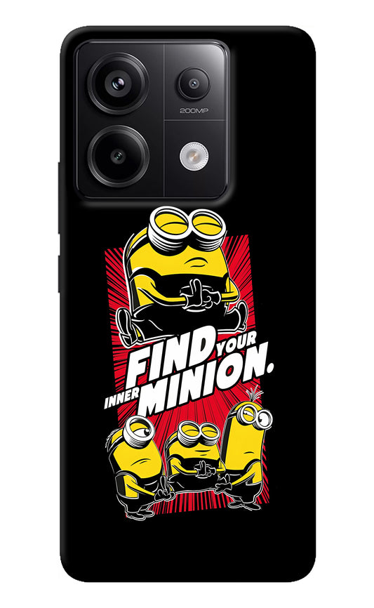 Find your inner Minion Redmi Note 13 Pro 5G Back Cover