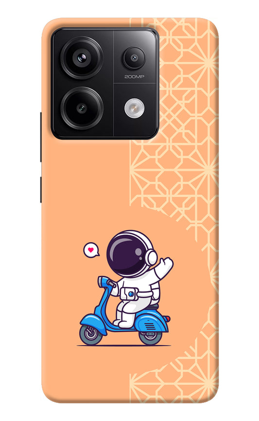 Cute Astronaut Riding Redmi Note 13 Pro 5G Back Cover