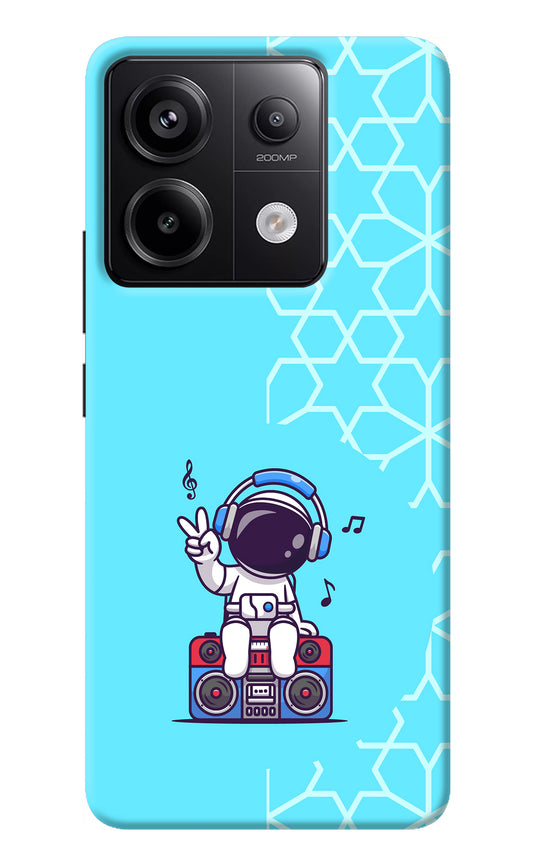 Cute Astronaut Chilling Redmi Note 13 Pro 5G Back Cover