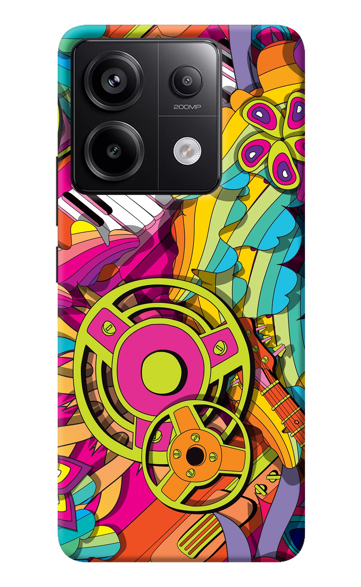 Music Doodle Redmi Note 13 Pro 5G Back Cover