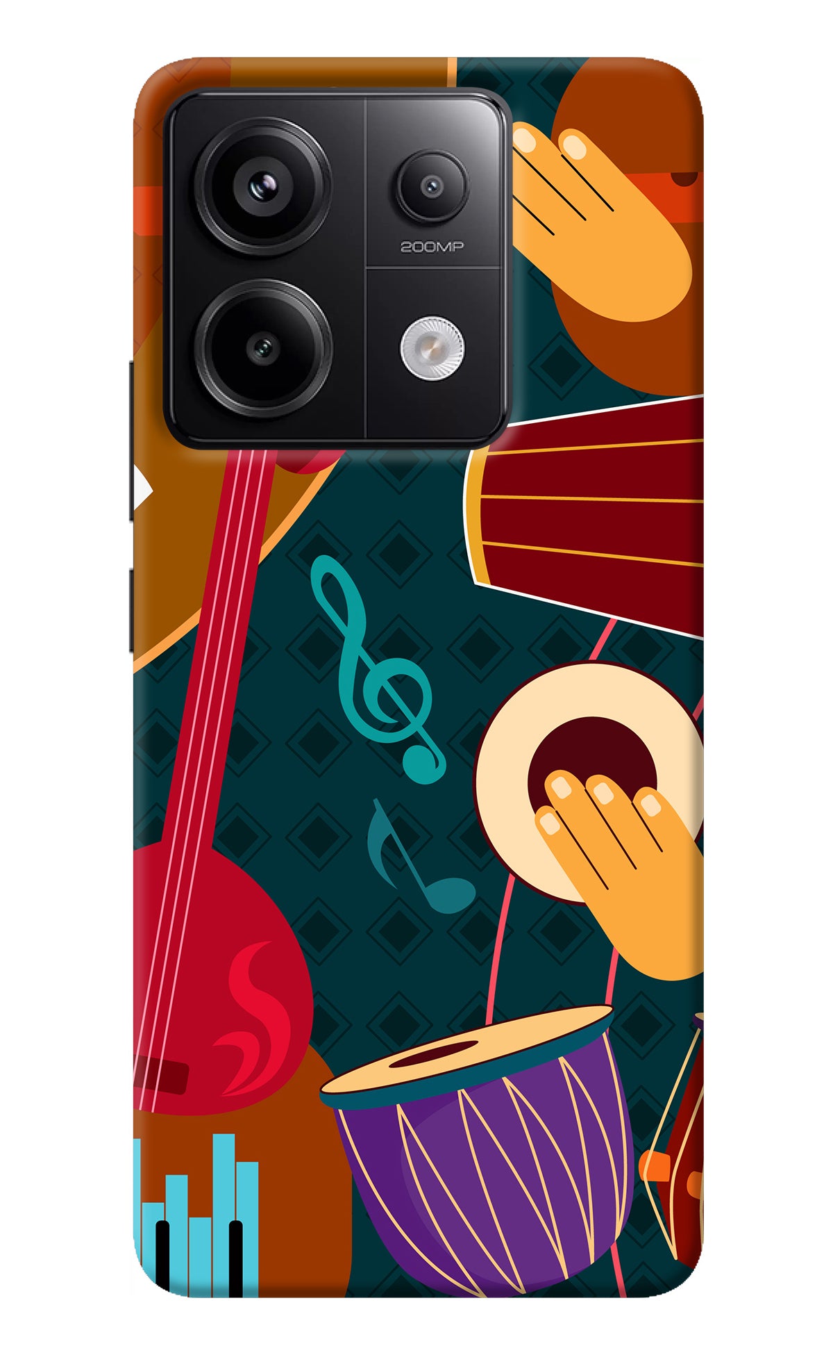 Music Instrument Redmi Note 13 Pro 5G Back Cover