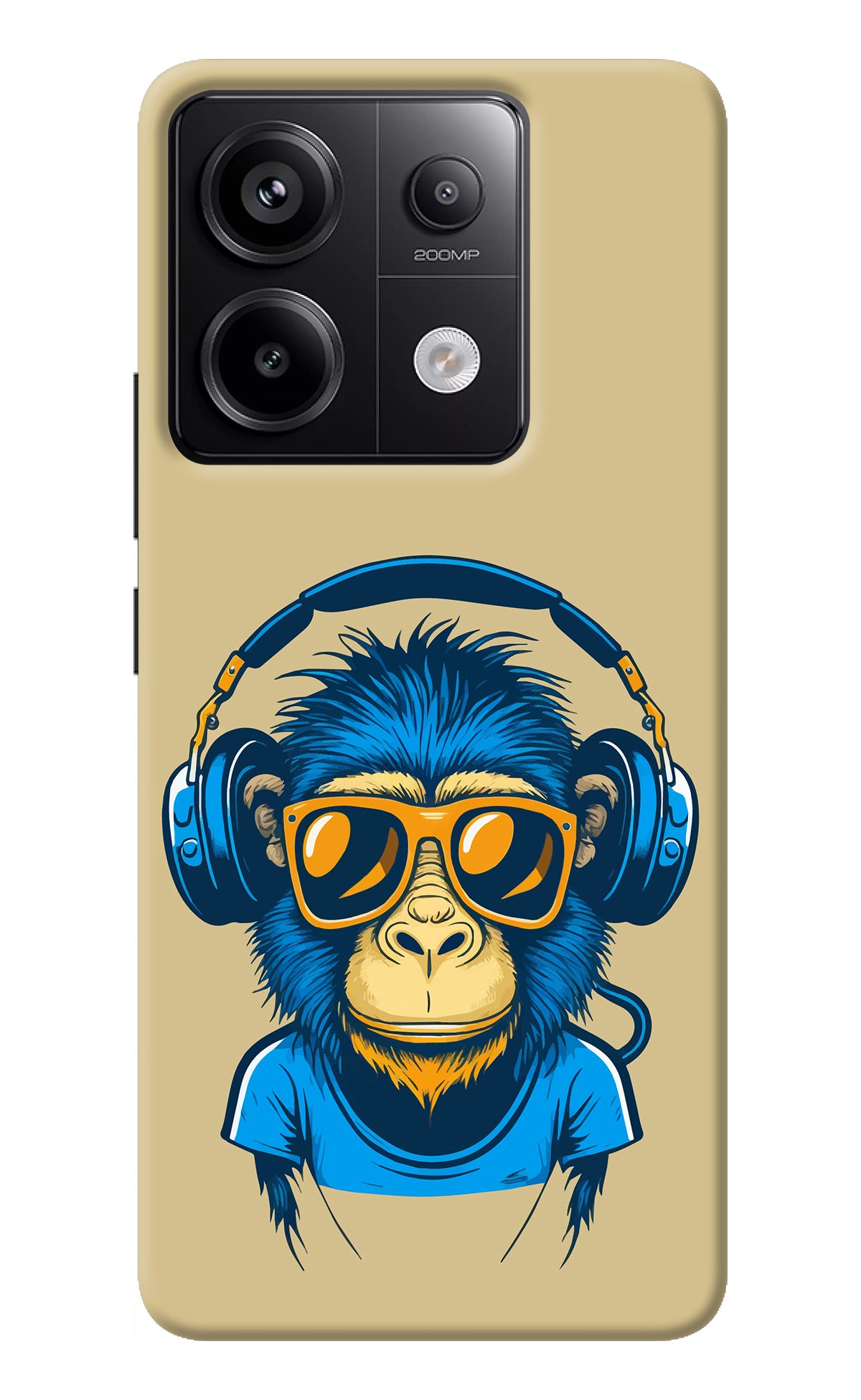 Monkey Headphone Redmi Note 13 Pro 5G Back Cover