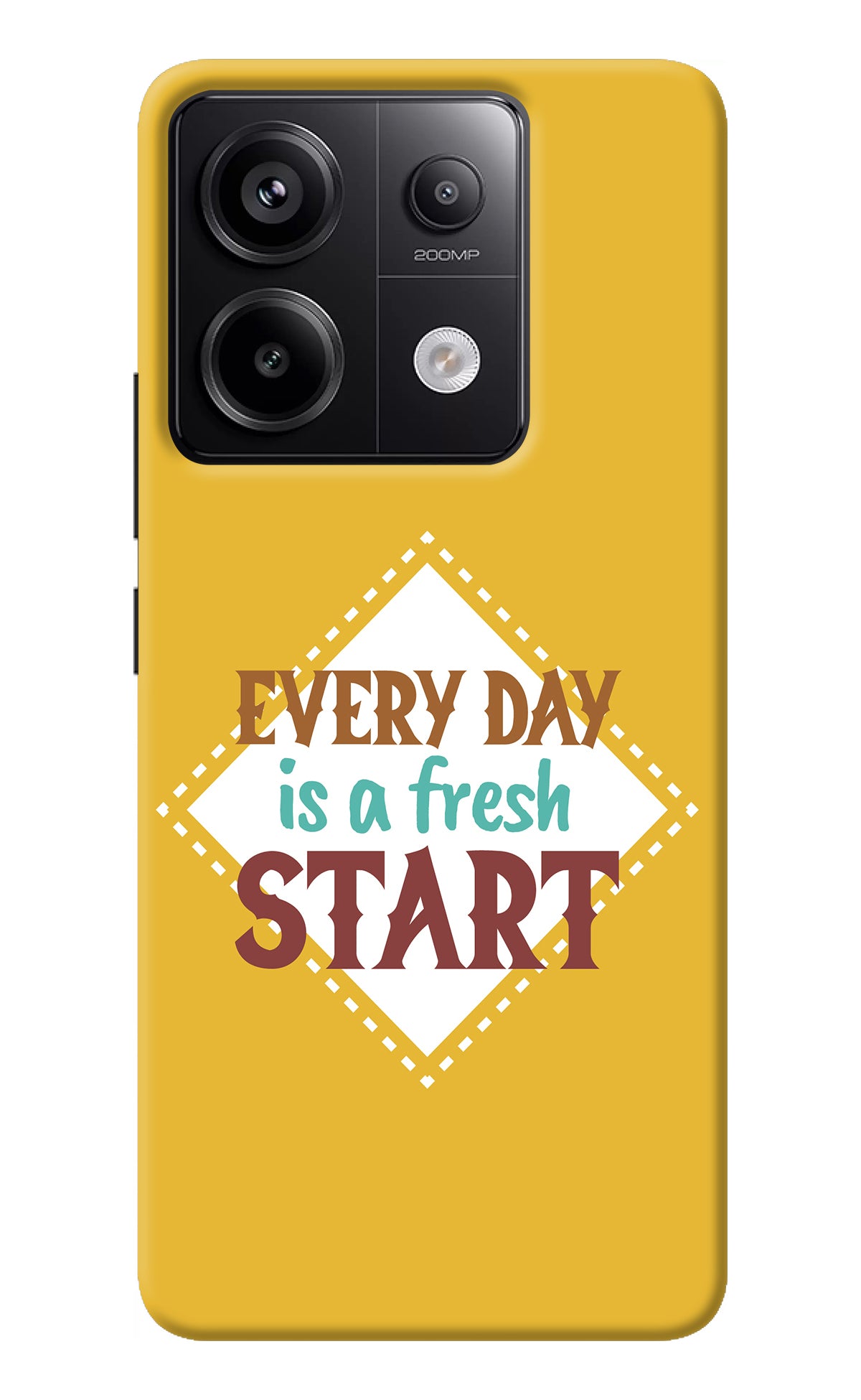 Every day is a Fresh Start Redmi Note 13 Pro 5G Back Cover