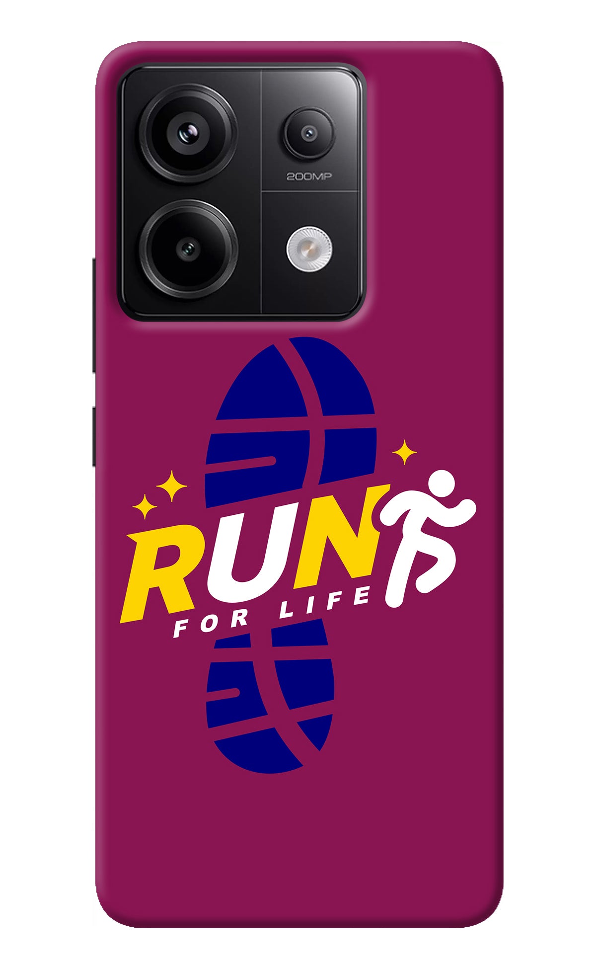 Run for Life Redmi Note 13 Pro 5G Back Cover