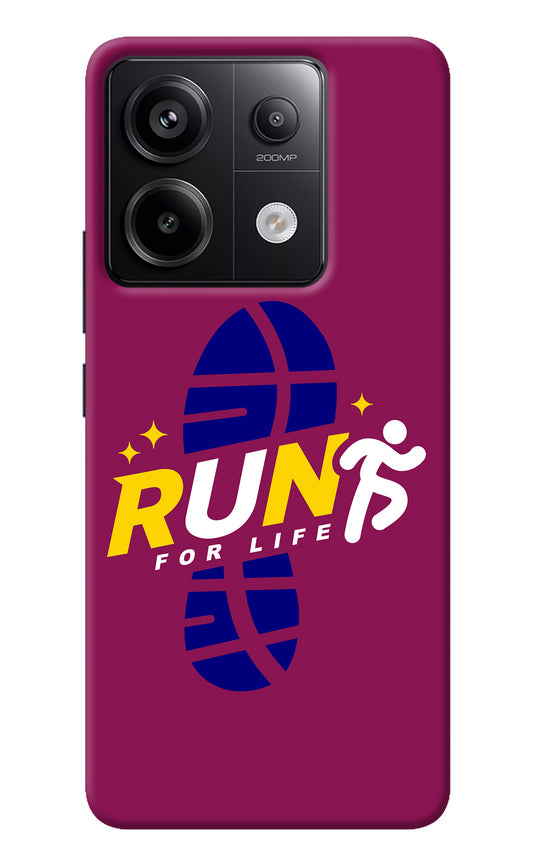 Run for Life Redmi Note 13 Pro 5G Back Cover